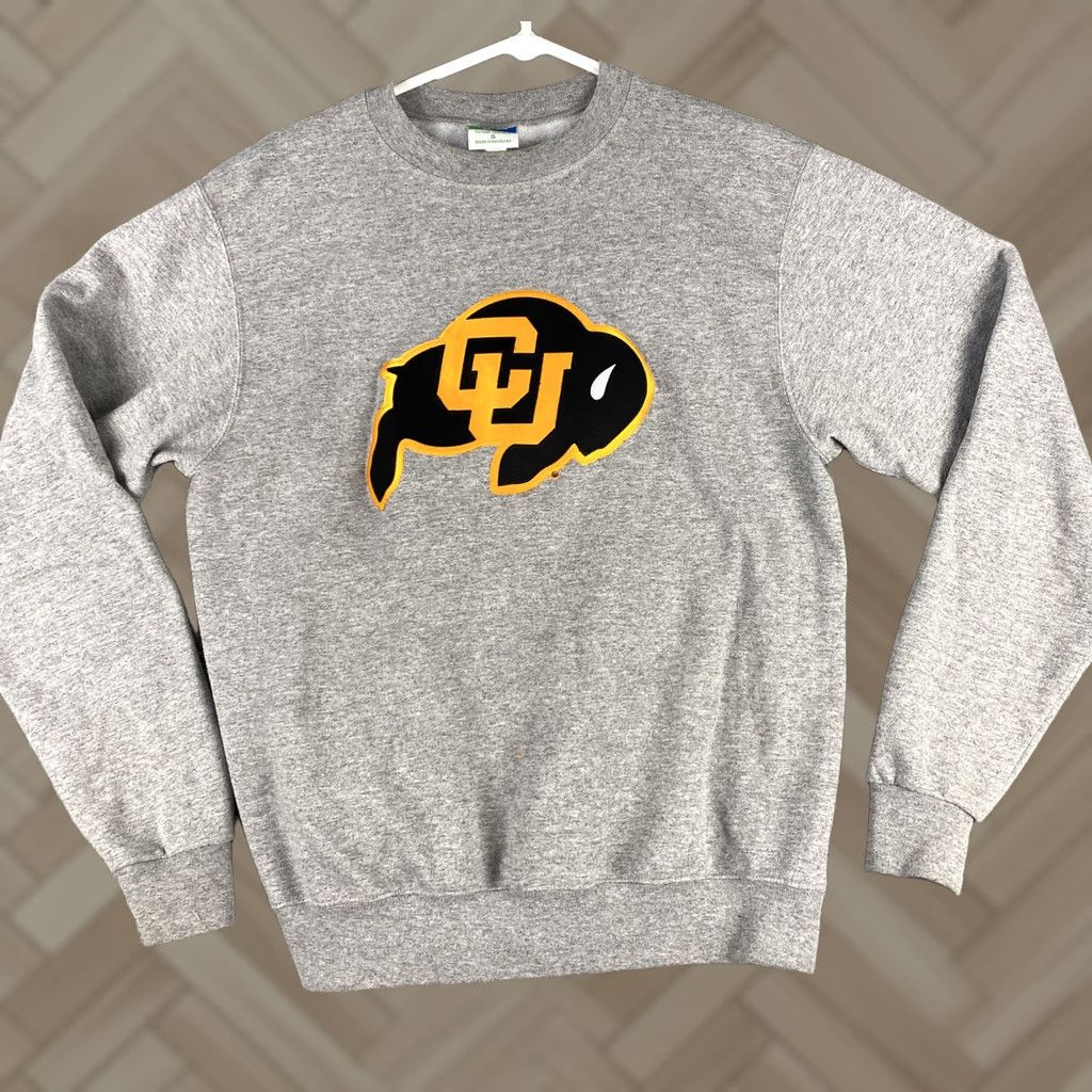 Champion VINTAGE Champion Sweatshirt Men's S Gray Long Sleeve Crew Neck Pullover Graphic Logo 80s 90s Retro Casual Mens Size US S / EU 44-46 / 1 - 1 Thumbnail