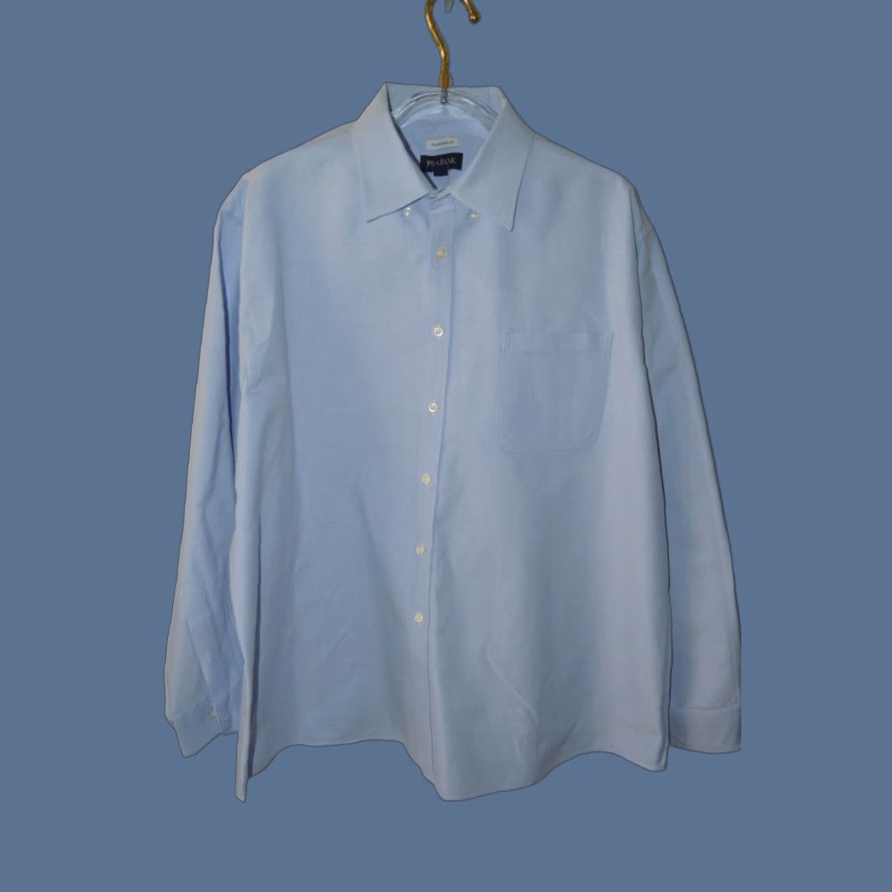 Jos. A. Bank Jos. A. Bank Shirt Men Sz XXL Blue Oxford Long Sleeve Traditional Fit Size US XXL / EU 58 / 5 - 1 Thumbnail