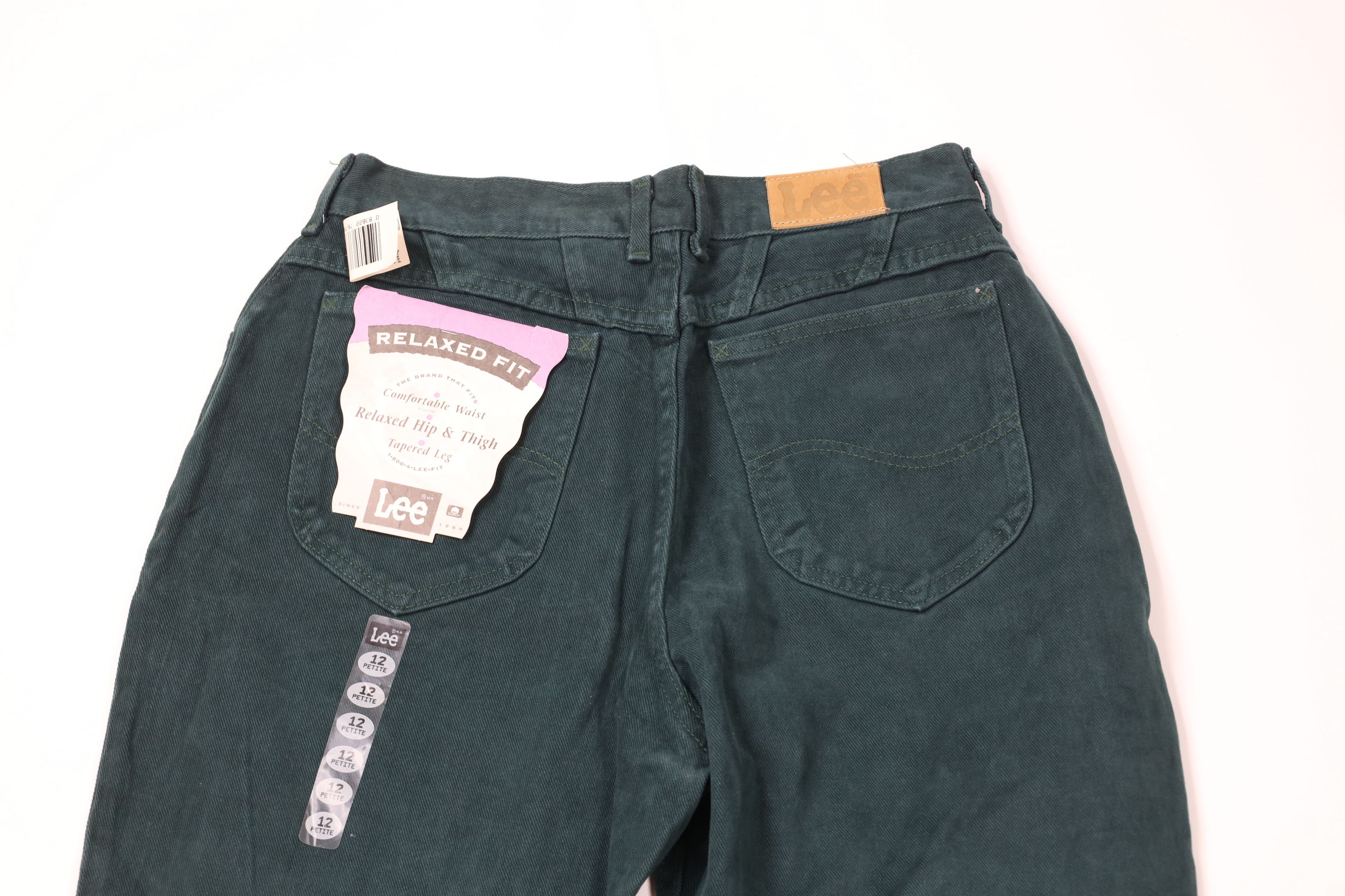 Lee × Vintage Deadstock Vintage 90s Lee Fit Tapered Leg Jeans Green USA Size 34" / US 12 / IT 48 - 11 Thumbnail