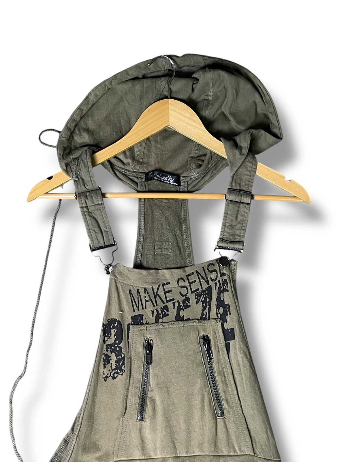 If Six Was Nine × Japanese Brand × Le Grande Bleu (L.G.B.) Japanese Brand Sleeveless Hooded Dress (53) Size XXS / US 00 / IT 34 - 3 Thumbnail