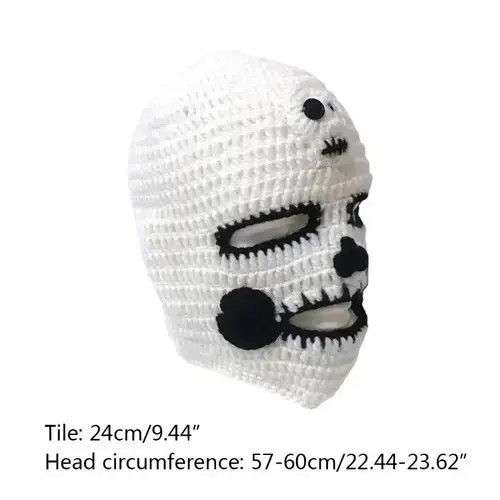 VIBE Simple Warm Skull Knitted Size ONE SIZE - 3 Thumbnail