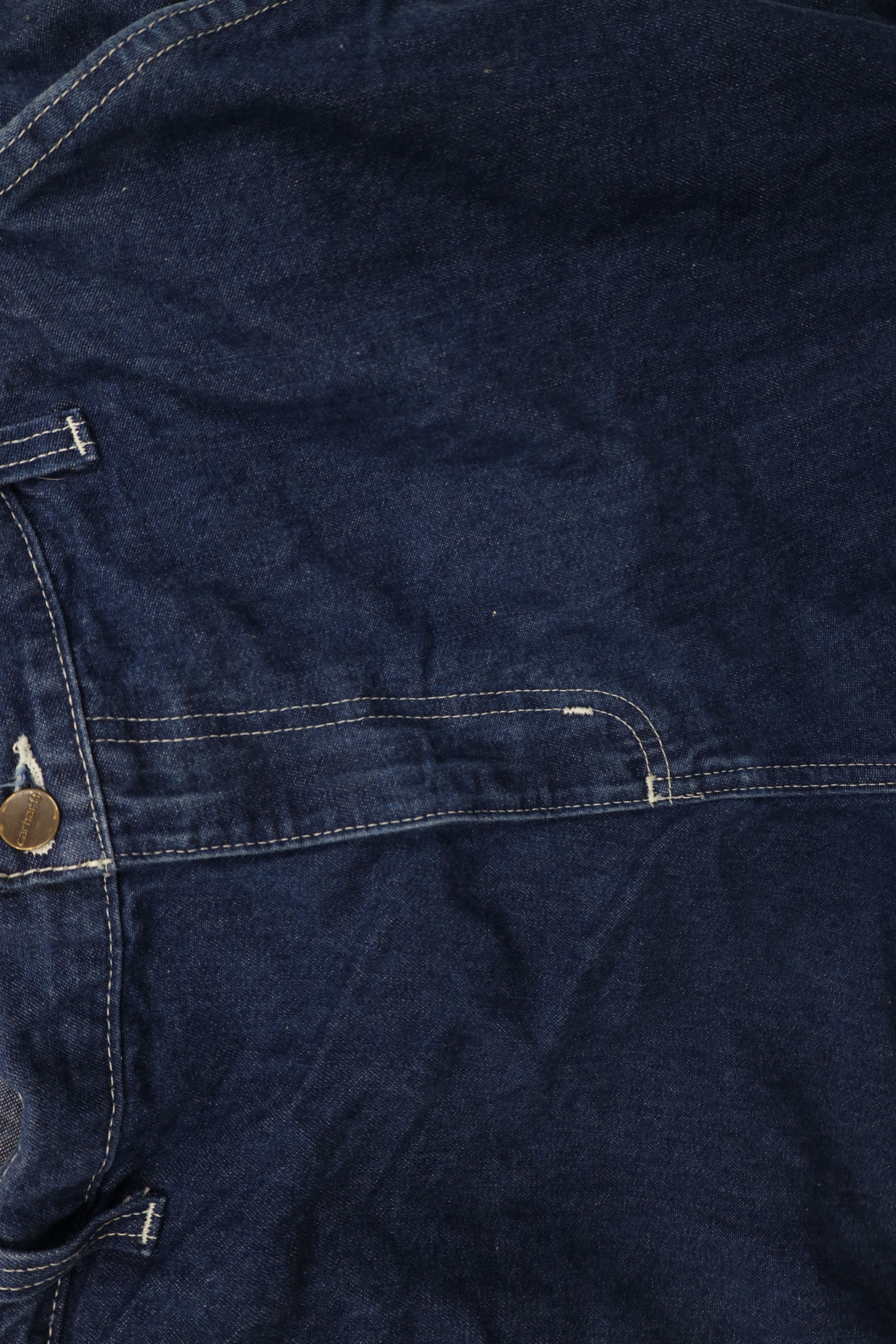 Carhartt × Vintage Vintage Y2K Carhartt Spell Out Wide Leg Dungaree Denim Jeans Size US 38 / EU 54 - 8 Thumbnail