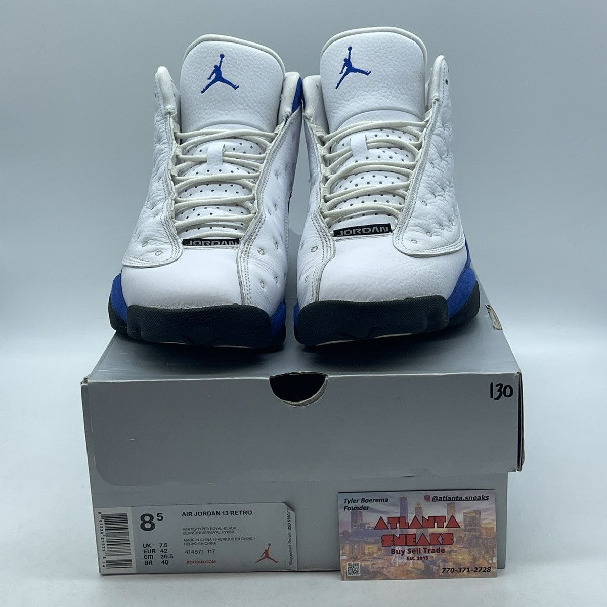 Jordan Brand Air Jordan 13 hyper royal Size US 8.5 / EU 41-42 - 2 Thumbnail