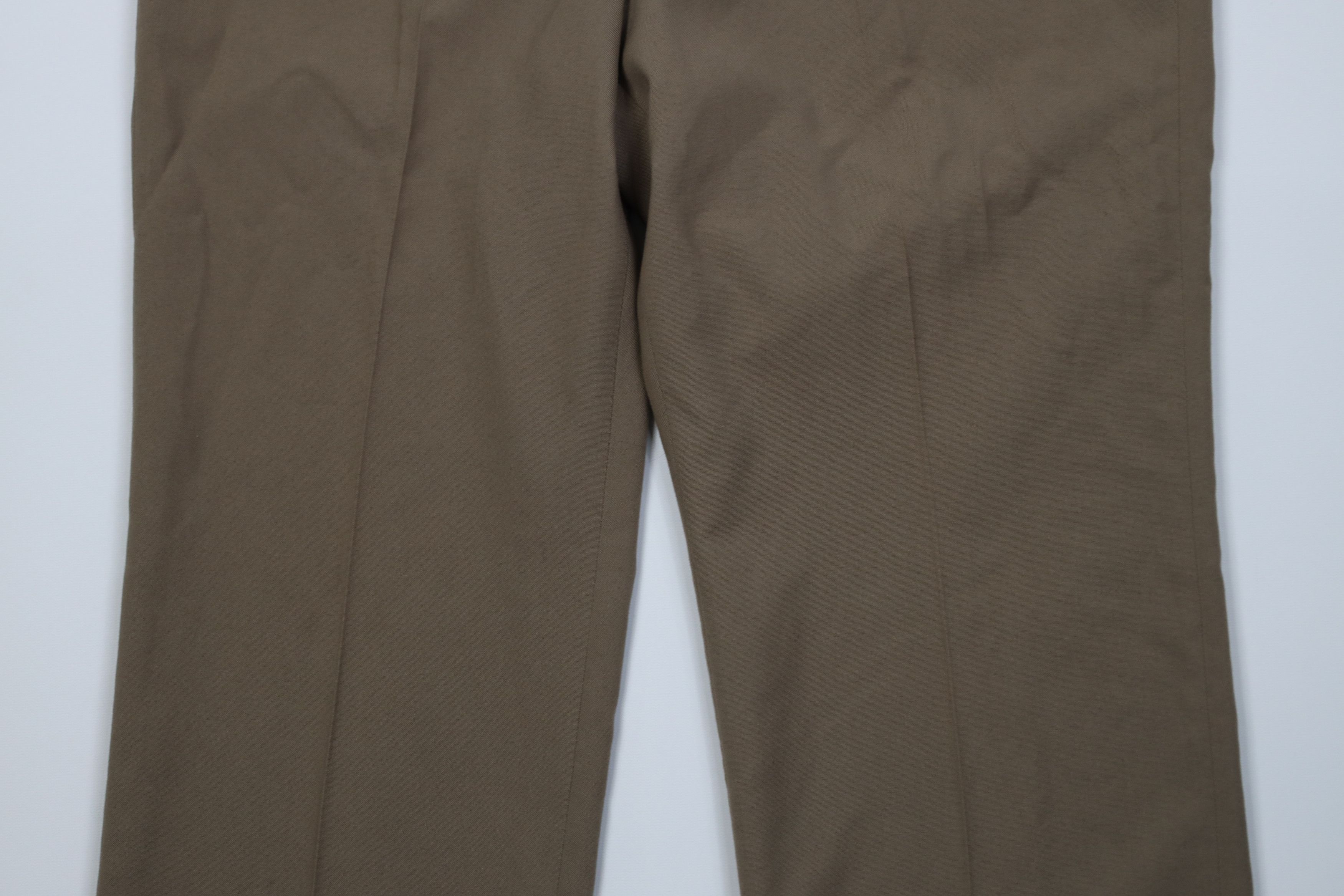 Vintage Vintage 90s Streetwear Wool Blend Knit Wide Leg Chino Pants Size US 36 / EU 52 - 3 Thumbnail