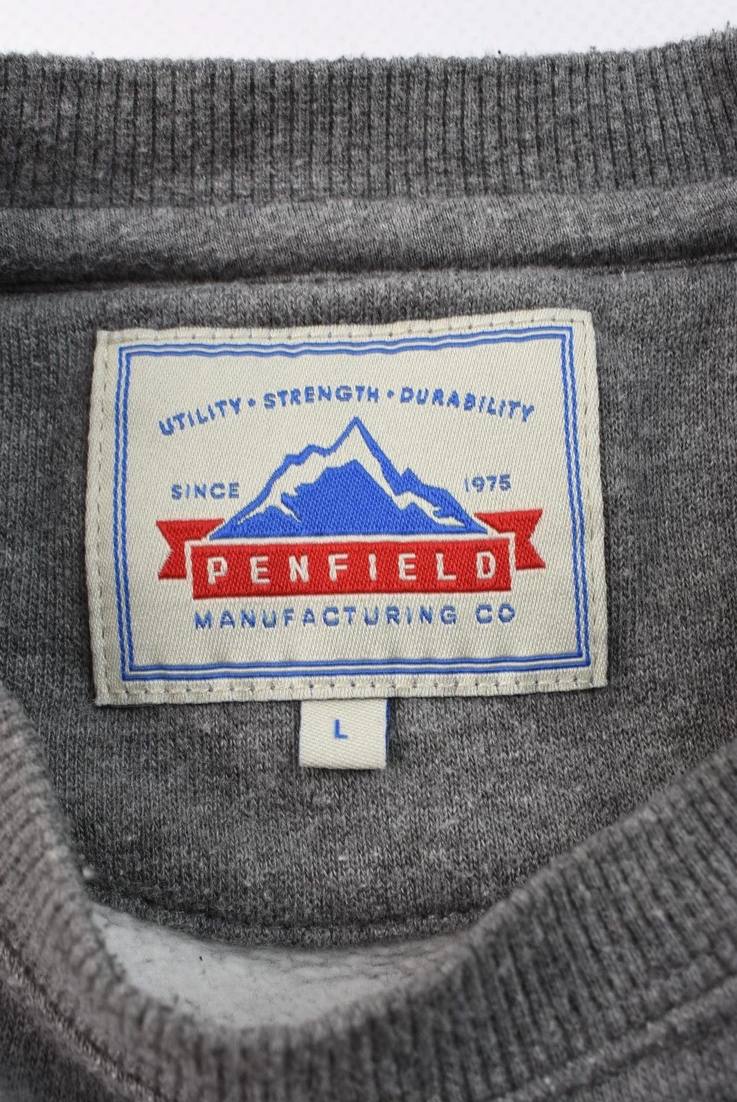 Penfield Penfield Embossed Logo Gray Crewneck Sweatshirt Size US XL / EU 56 / 4 - 3 Thumbnail