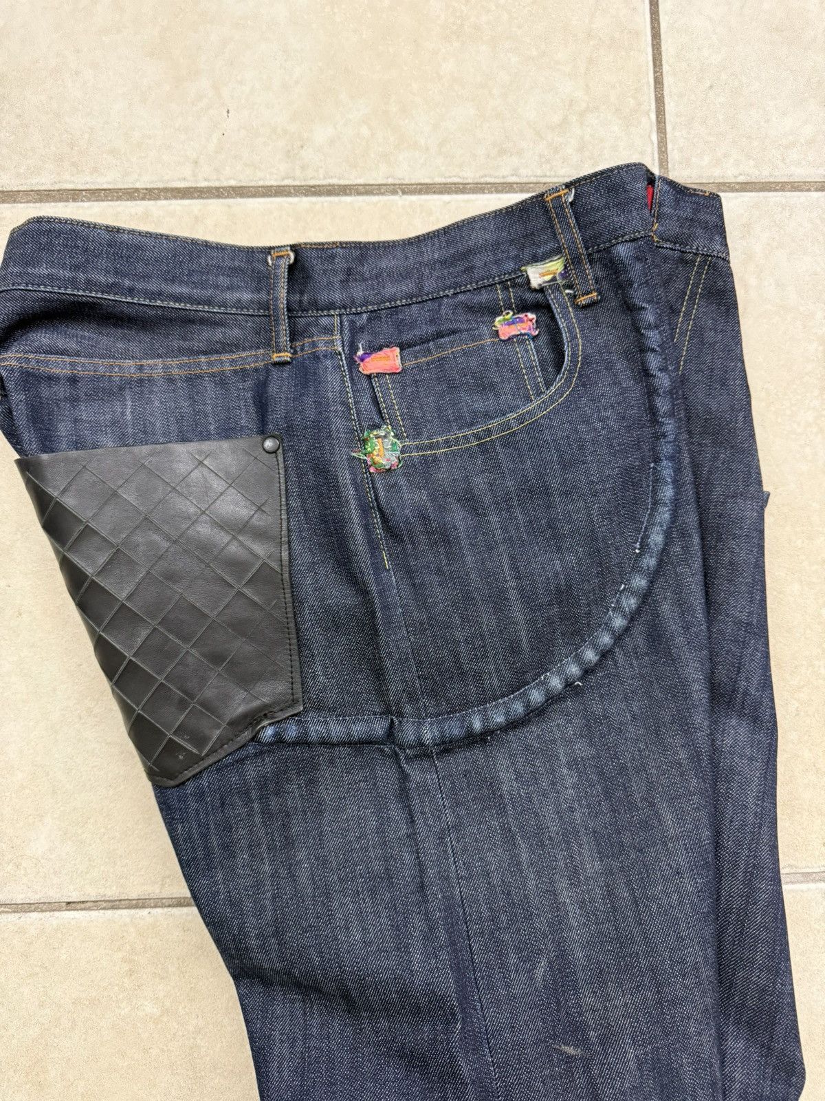 Designer × Japanese Brand × NADA Rebirth To Tabura Rasa Wallet Chain Japanese Denim Size 3 Size US 34 / EU 50 - 5 Thumbnail