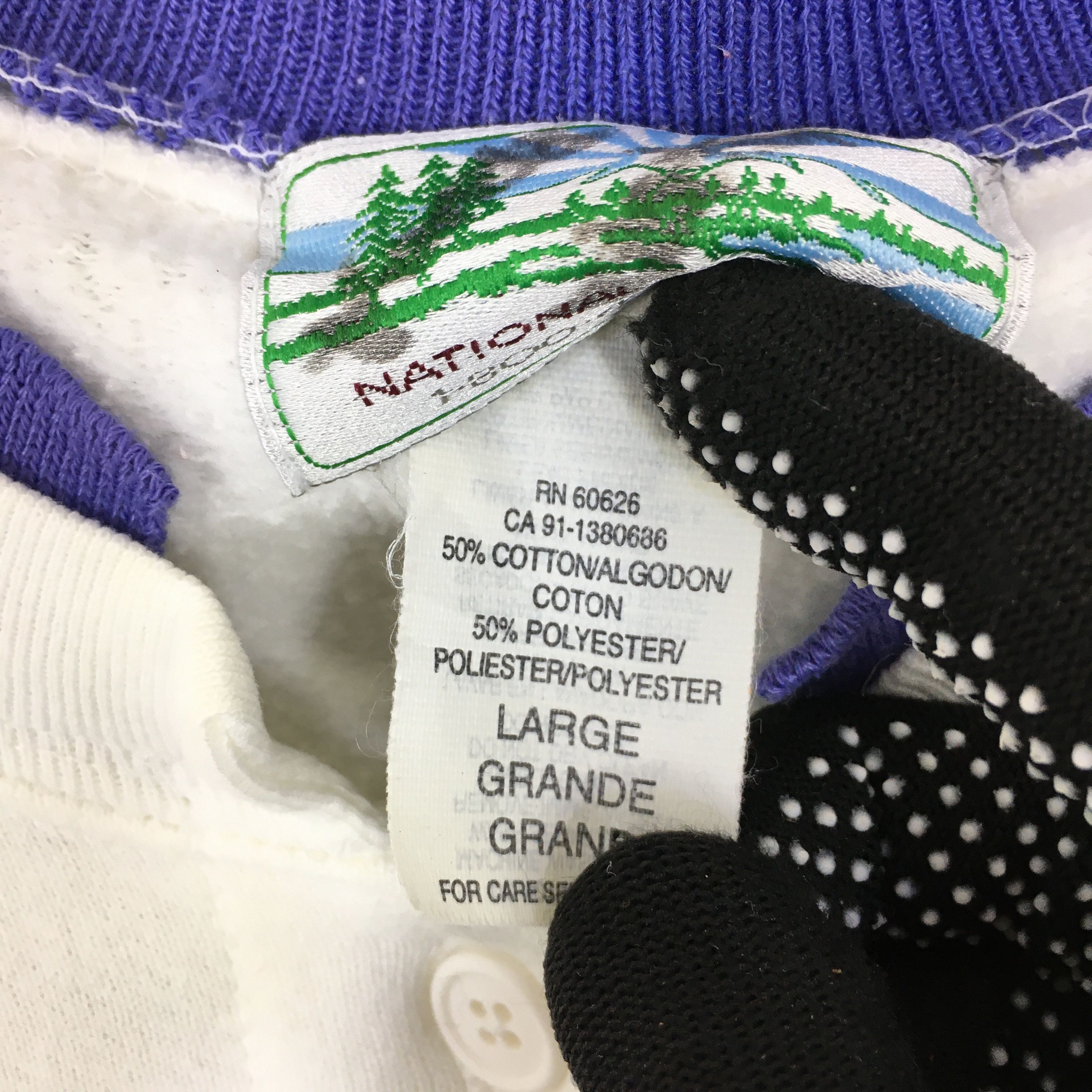Habitat Vintage 90s Morning Sun Whitton Art Button Sweatshirt Large Size US L / EU 52-54 / 3 - 10 Thumbnail