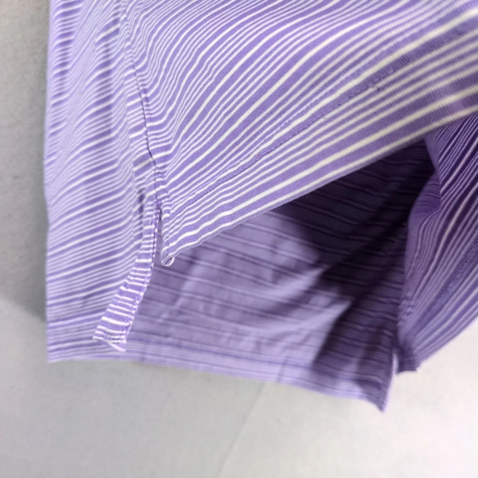 Saks Fifth Avenue Black Saks Fifth Avenue Purple Striped Polo Shirt Men's M Size US M / EU 48-50 / 2 - 10 Thumbnail