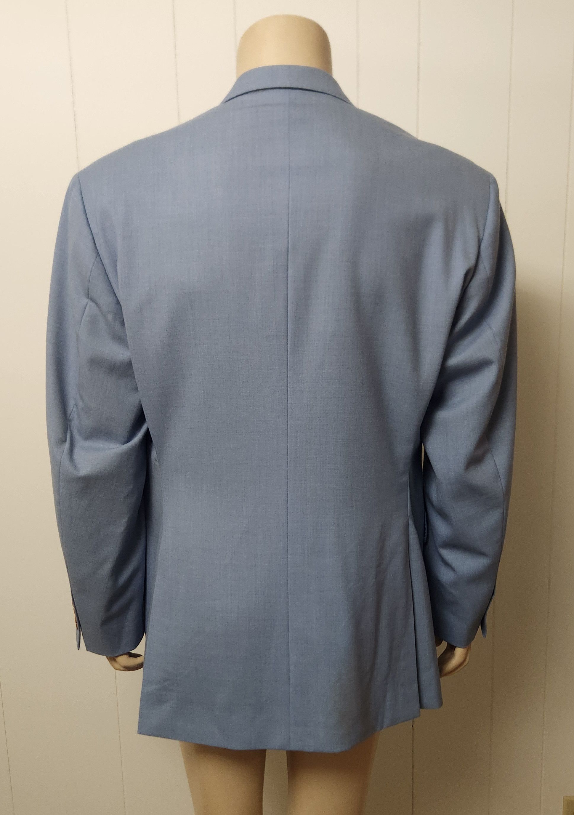 Holland & Sherry custom sport coat 42R blue wool Holland & Sherry vintage Size 42R - 9 Thumbnail