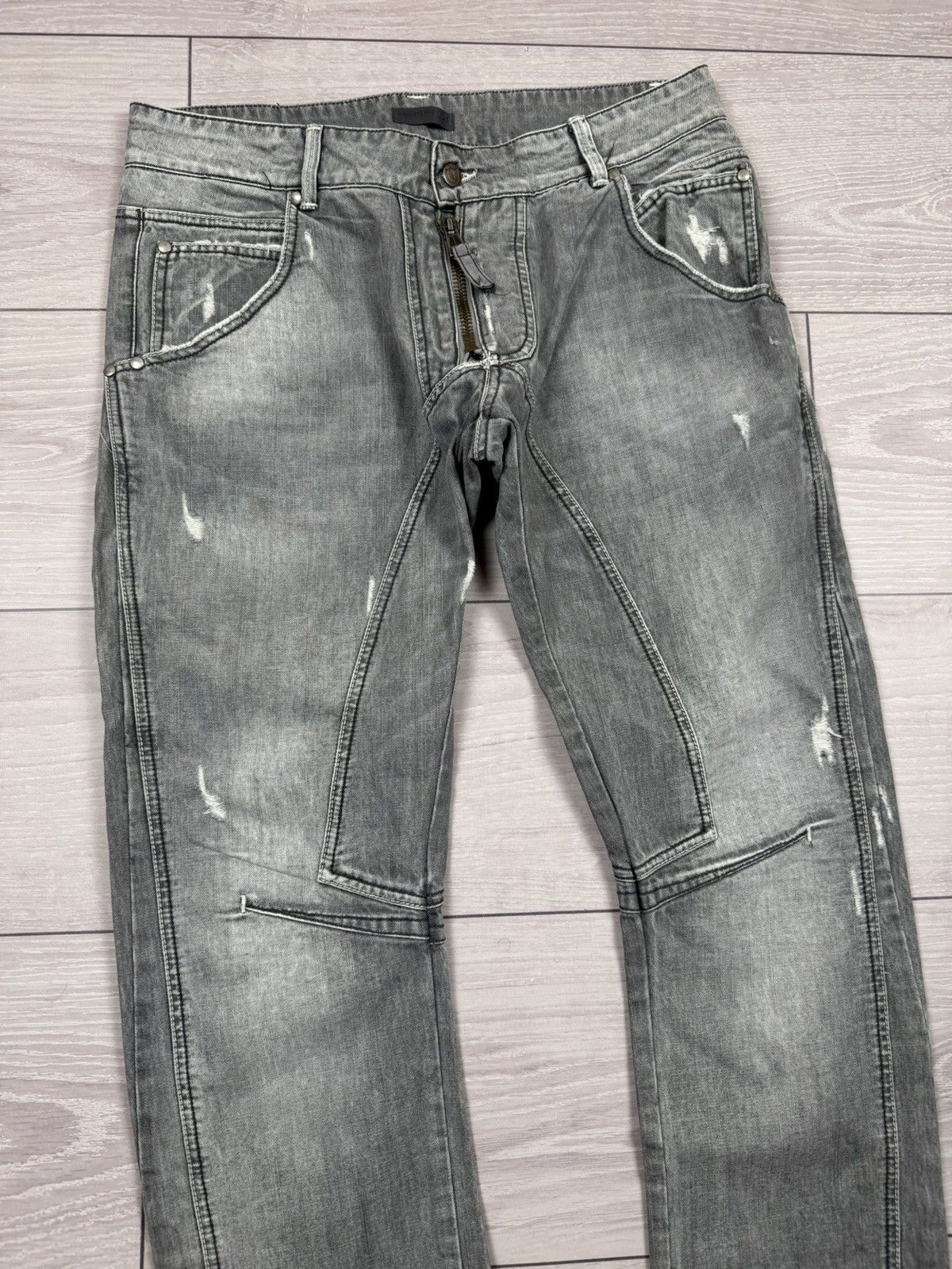 Absolut Joy Absolut Joy Einstein Distressed Denim Jeans XL sz Size US 36 / EU 52 - 3 Thumbnail