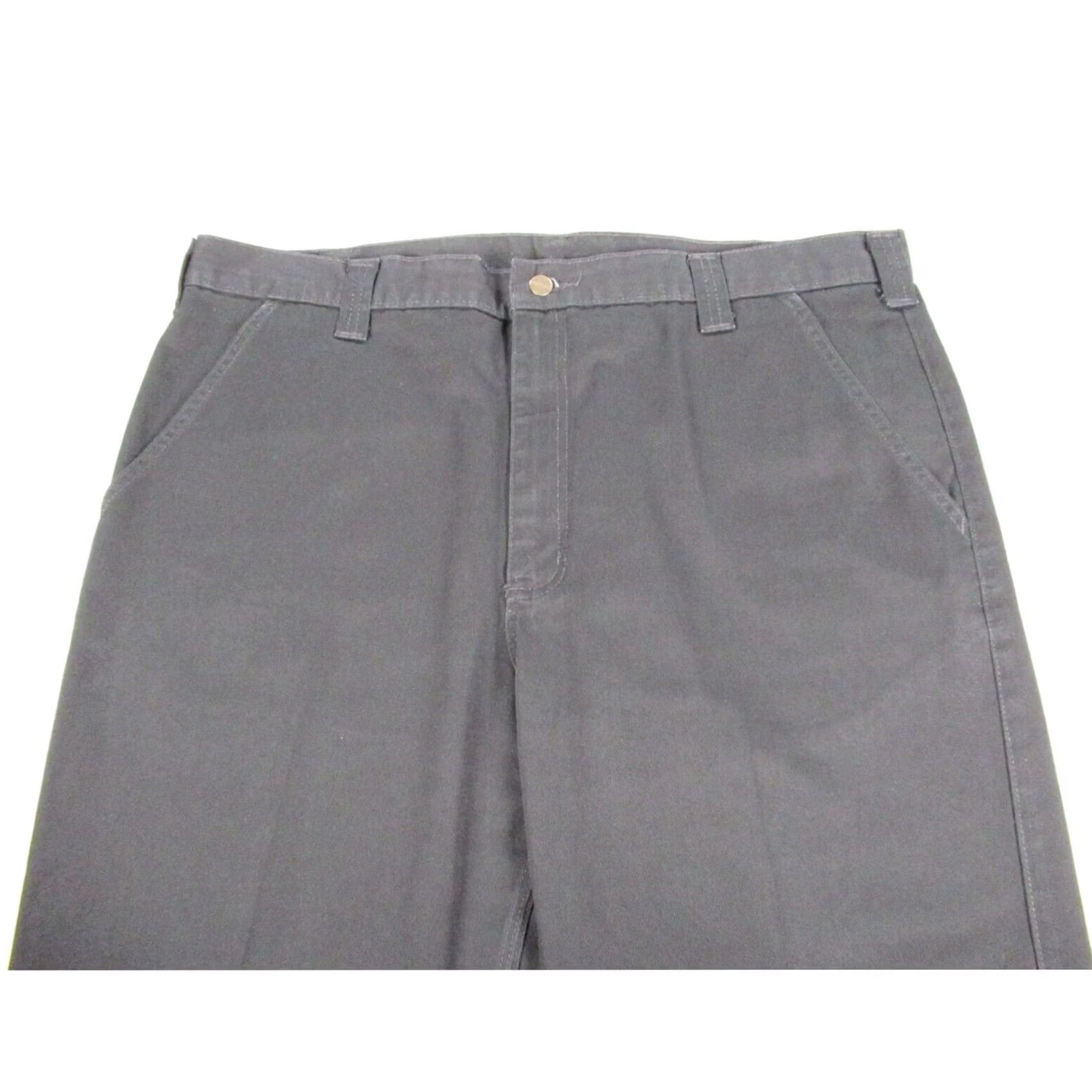 Carhartt Carhartt Pants Mens 40x32 Black Work Chino Straight Twill Slacks Zip Fly B290 Size US 40 / EU 56 - 5 Thumbnail
