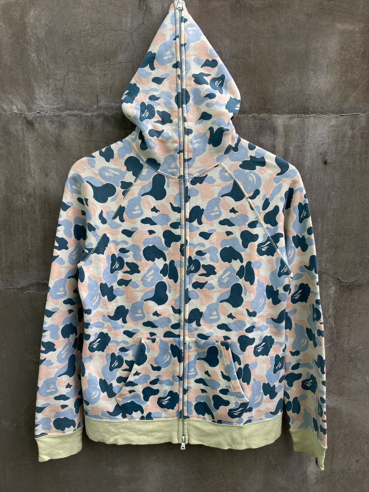 image of Bape Abc Camo Full Zip Hoodie, Women's (Size Small)