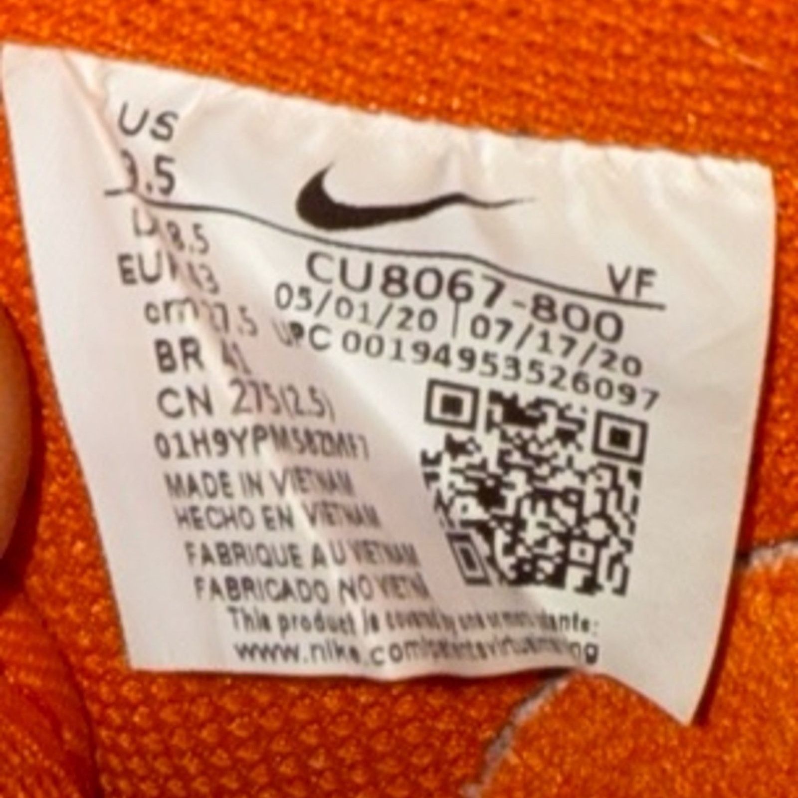 Nike Nike Air Force 1 Low Orange Skeleton Size US 9.5 / EU 42-43 - 11 Thumbnail