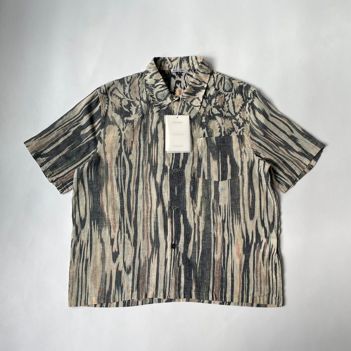 Pre-owned Our Legacy S/s 21 ‘hanabi' Print Box Shirt In Multicolor