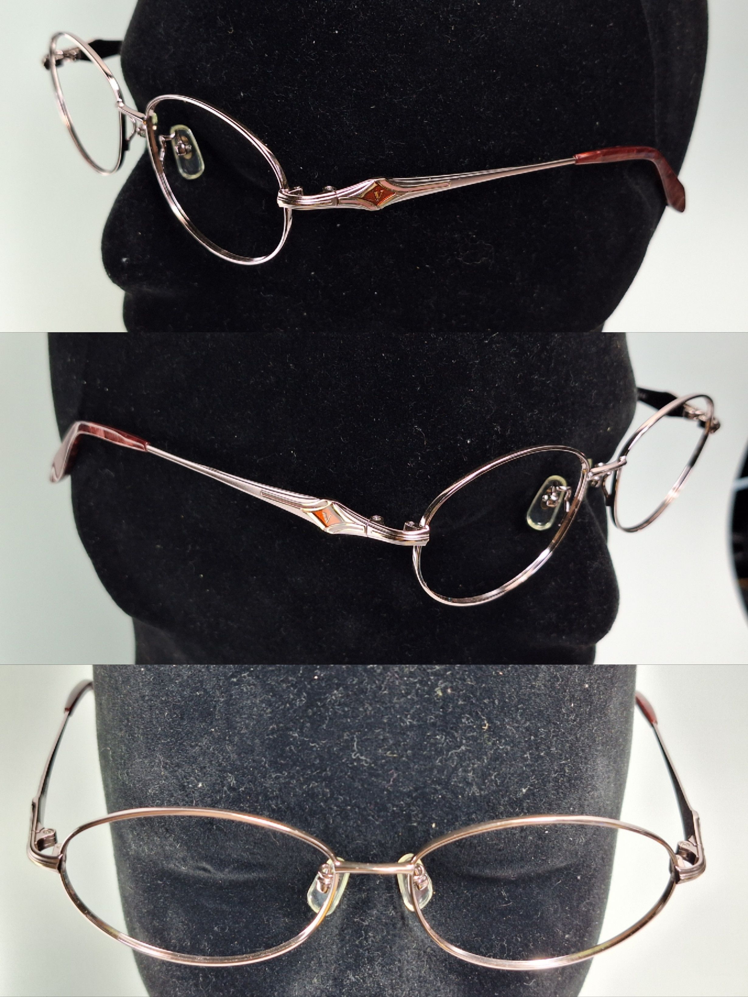 Other NOS 90s Rudolph Valentino RV-9566 Vintage Eyeglass Frame Size ONE SIZE - 8 Thumbnail
