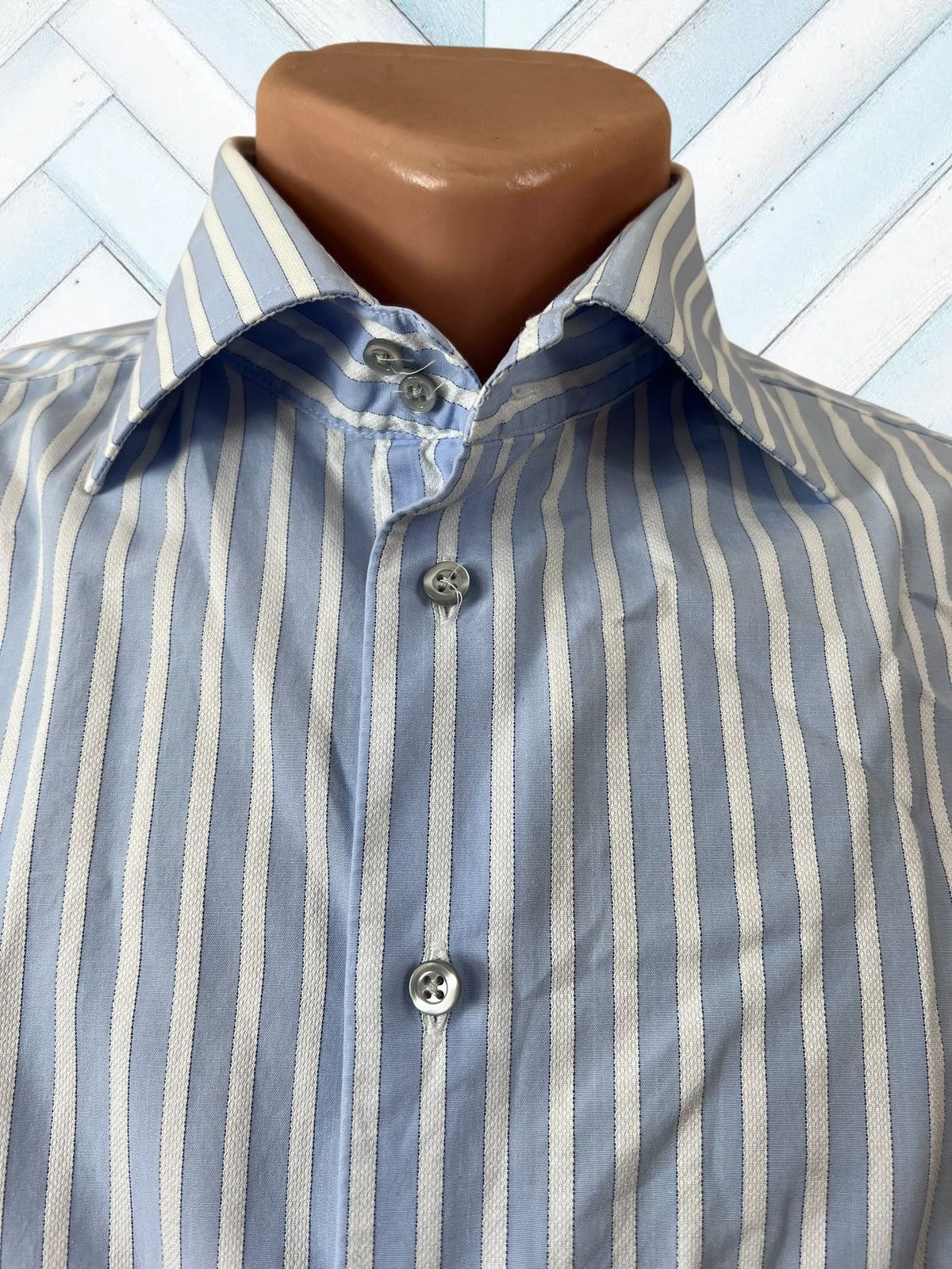 SAND Sand Copenhagen striped shirt size XL / 44 Size US XL / EU 56 / 4 - 2 Thumbnail