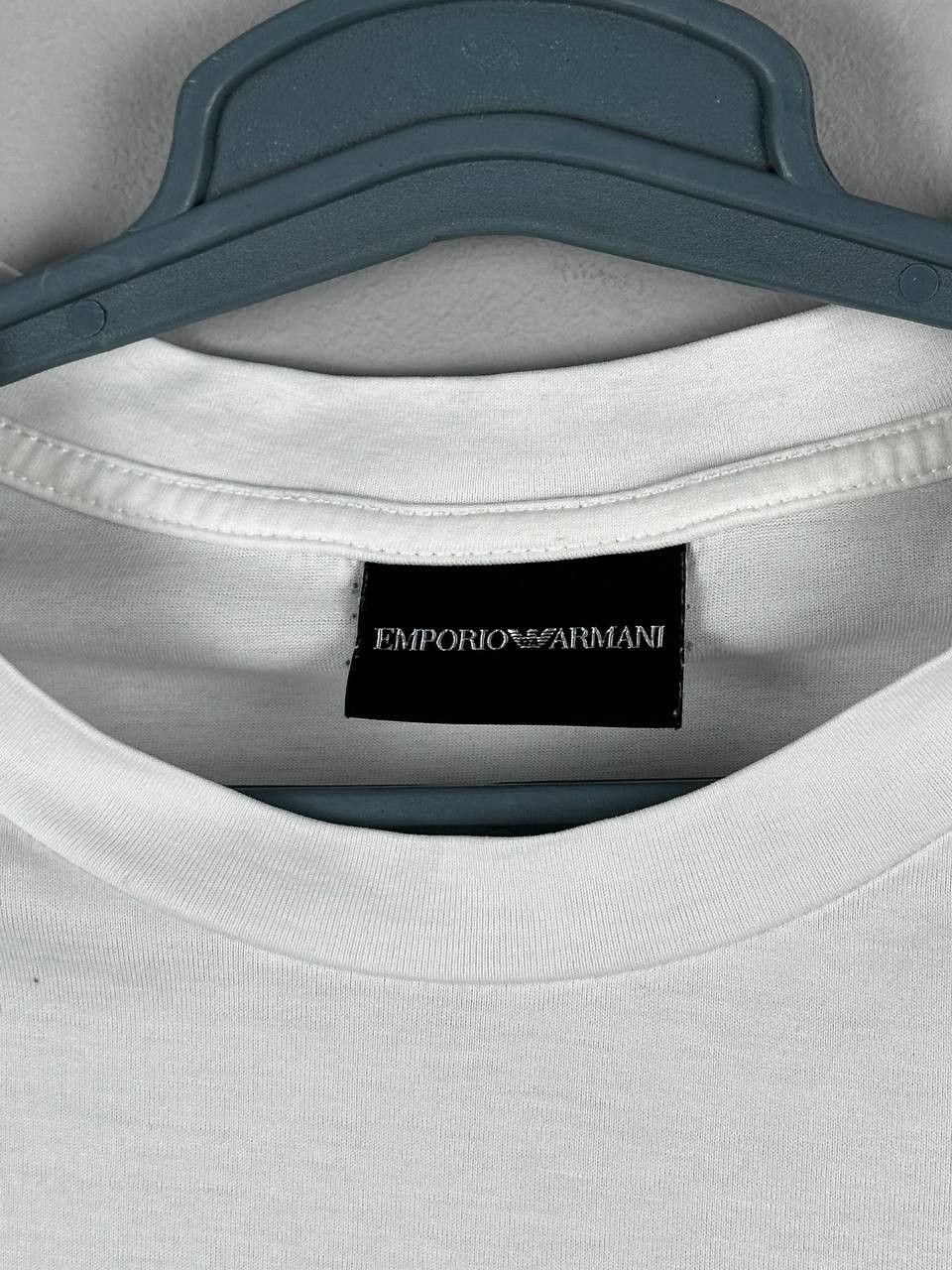 Emporio Armani Vintage Emporio Armani White Luxury T-Shirt Size US L / EU 52-54 / 3 - 5 Thumbnail