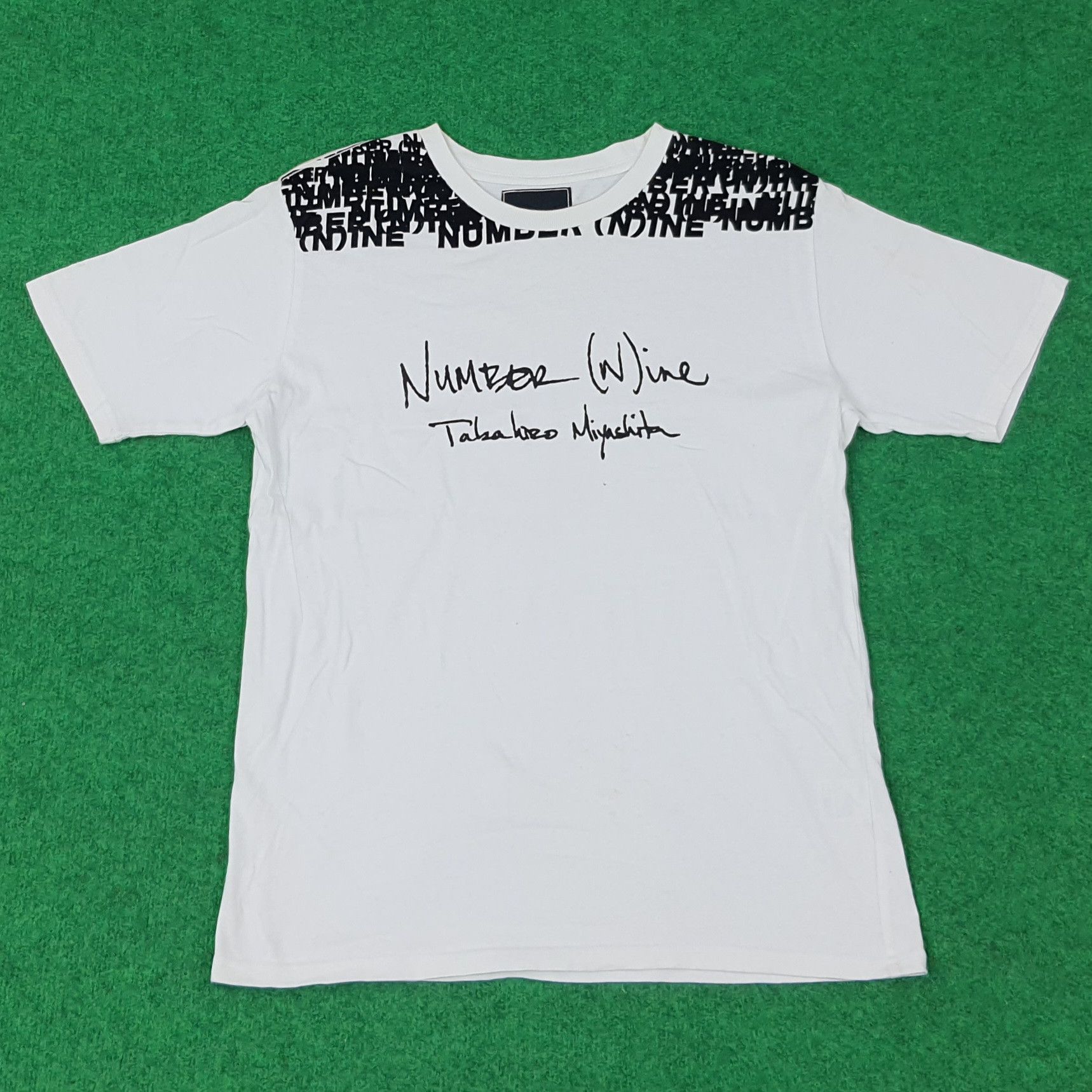 Vintage Number Nine Japanese Brand Tshirt C239N13