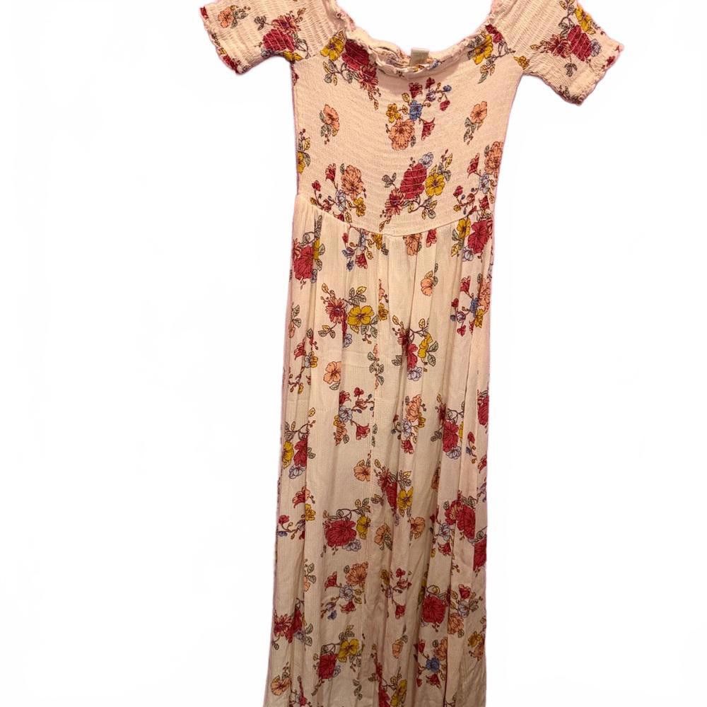 Designer Floral Maxi Dress with Ruffled Sleeves Size S / US 4 / IT 40 - 2 Thumbnail