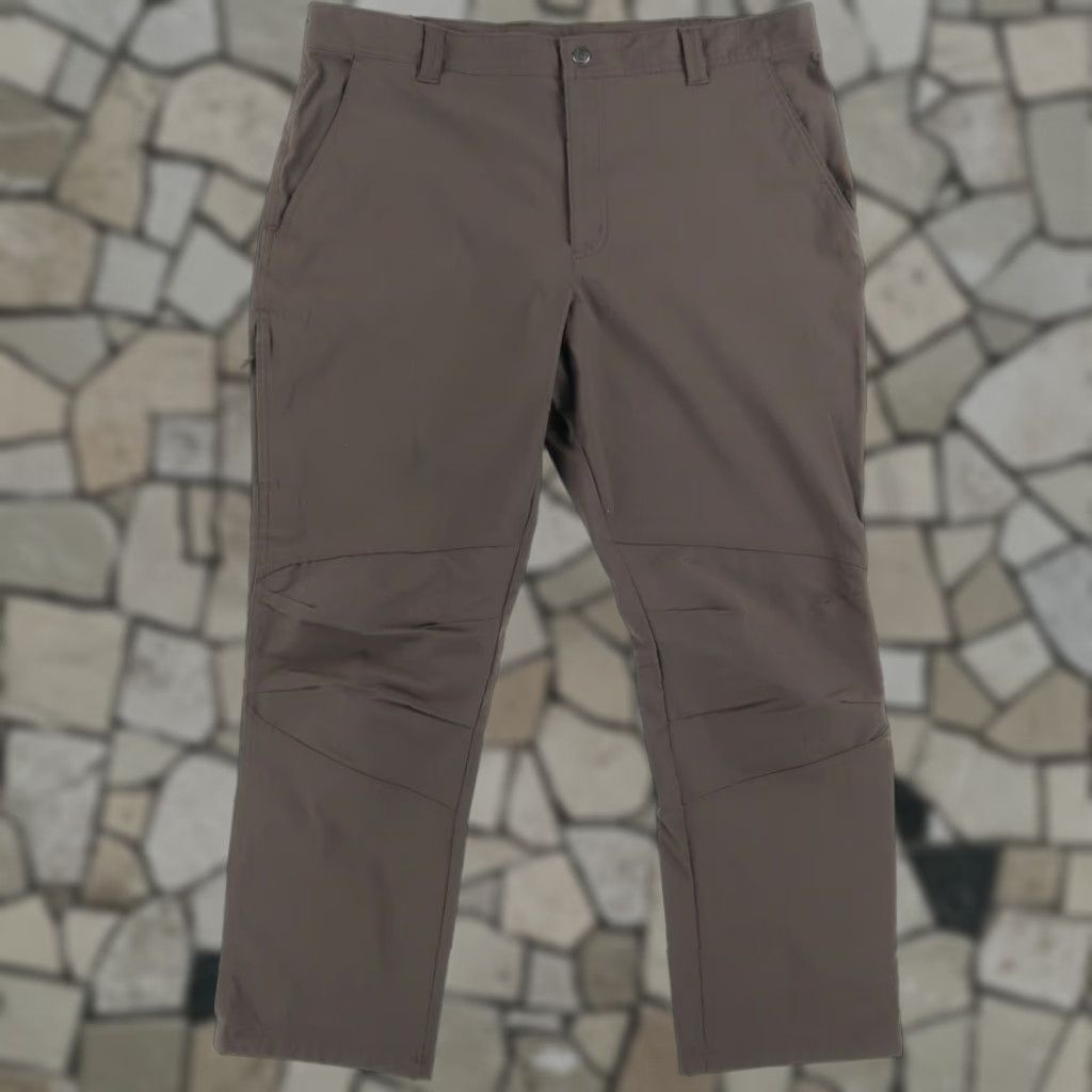 Vintage Columbia Hiking Pants Nylon Woven Stretch Omni-Shield Brown Men's 40 Size US 40 / EU 56 - 1 Thumbnail