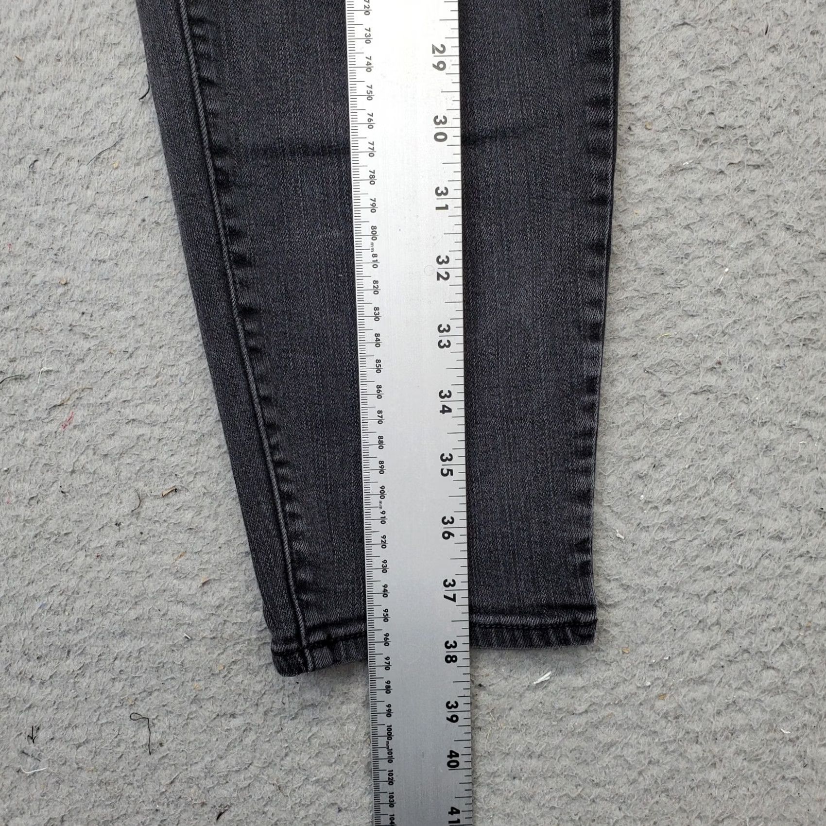 Torrid Torrid Jeans Womens Size 22 Black Denim Premium Stretch Distressed Comfort Skinny Jeans Size 40" / US 18 - 3 Thumbnail