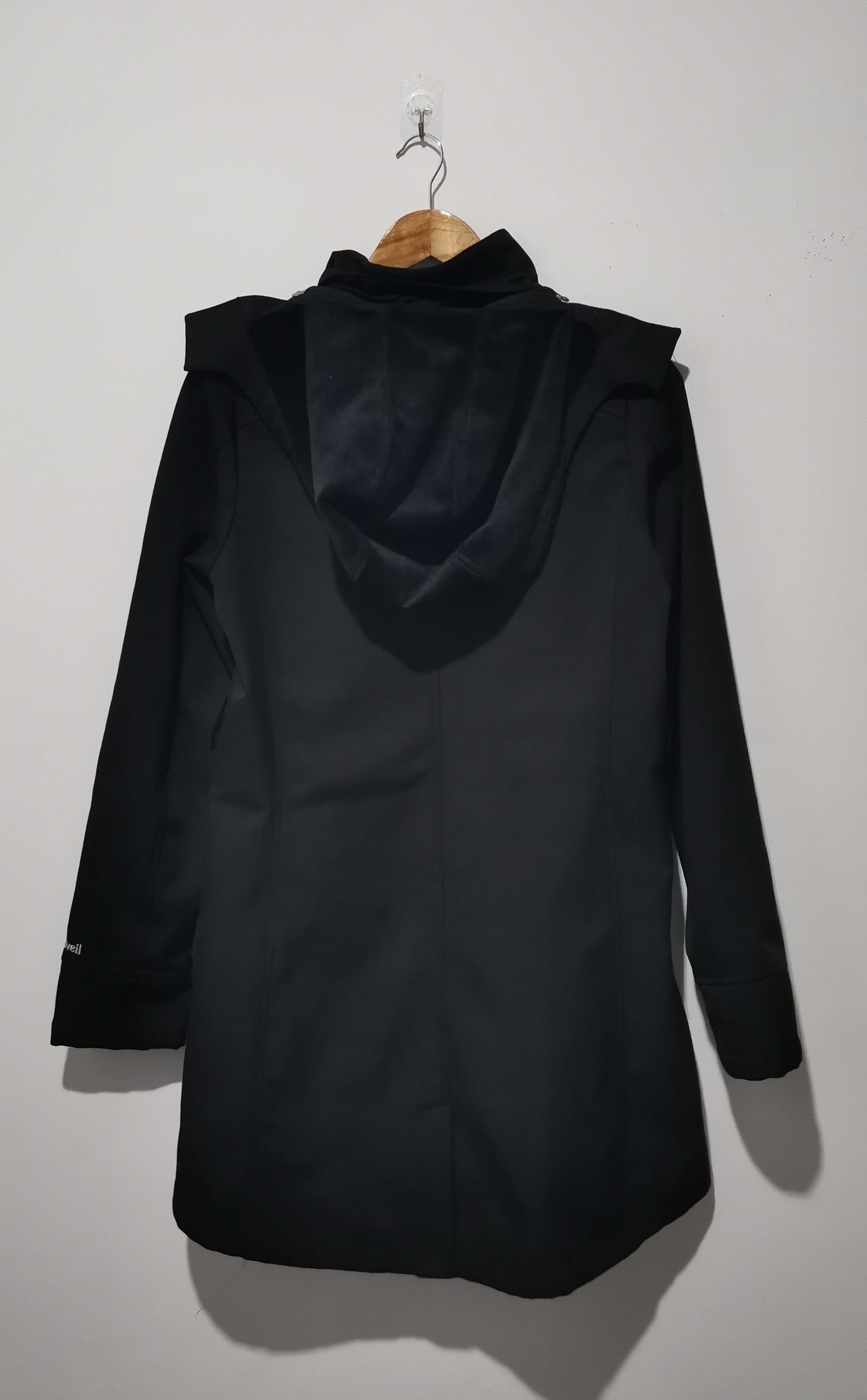 Vintage Cloudveil black long jacket with hooded Size M / US 6-8 / IT 42-44 - 2 Thumbnail