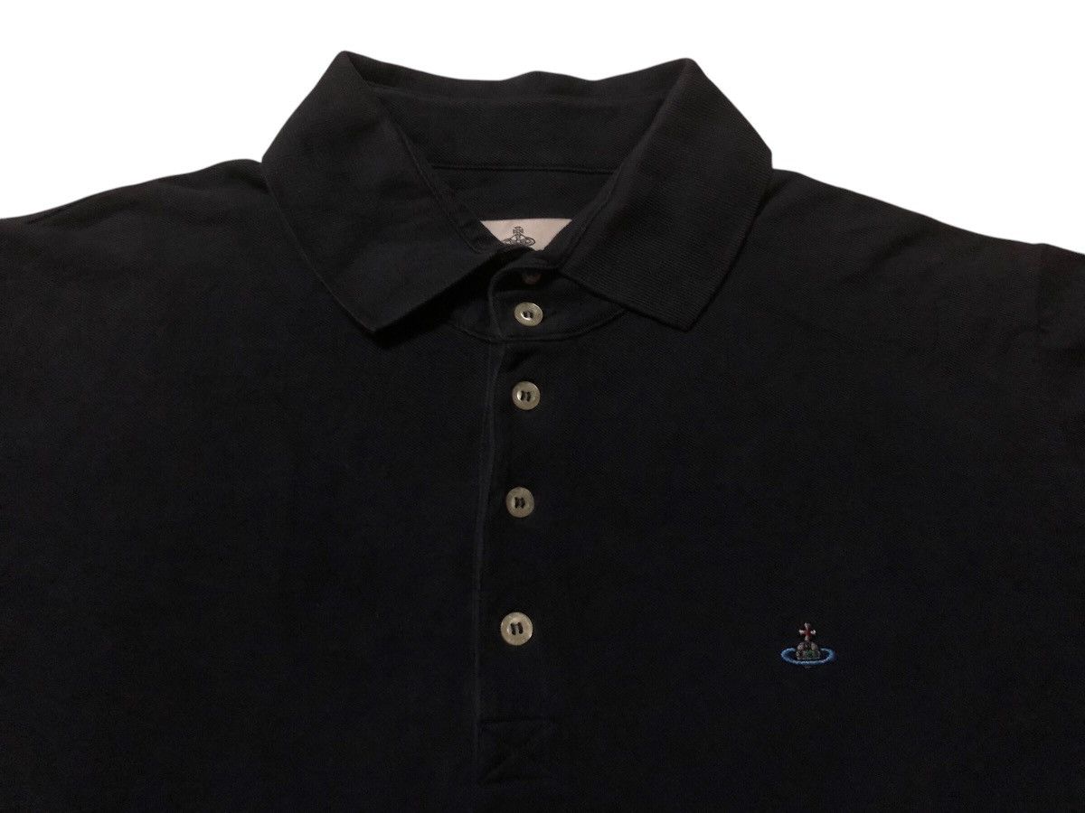 Vivienne Westwood VIVIENNE WESTWOOD Longsleeve Casual Polo Shirt Buttoned Down Size US L / EU 52-54 / 3 - 4 Thumbnail