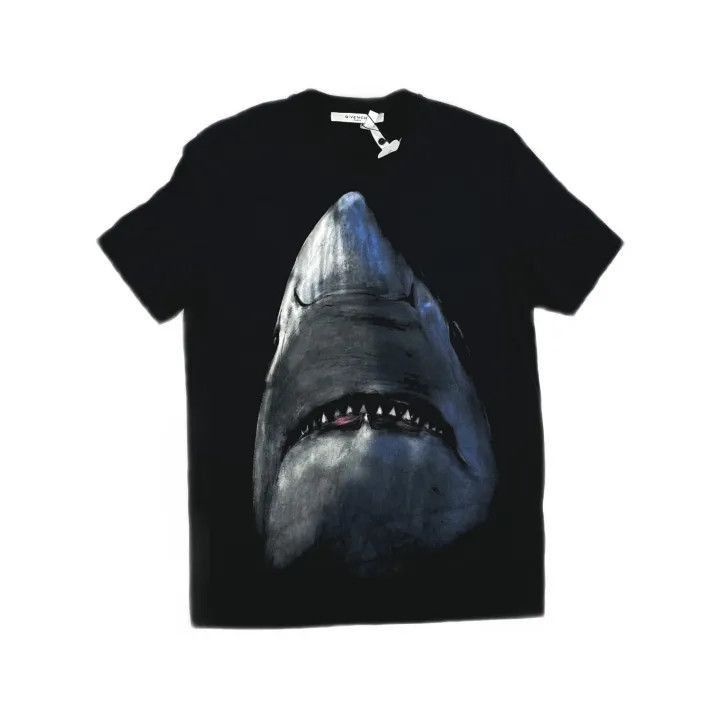 Givenchy Givenchy Givenchy Shark Print Slim Fit TShirt -2507 Size US S / EU 44-46 / 1 - 2 Thumbnail
