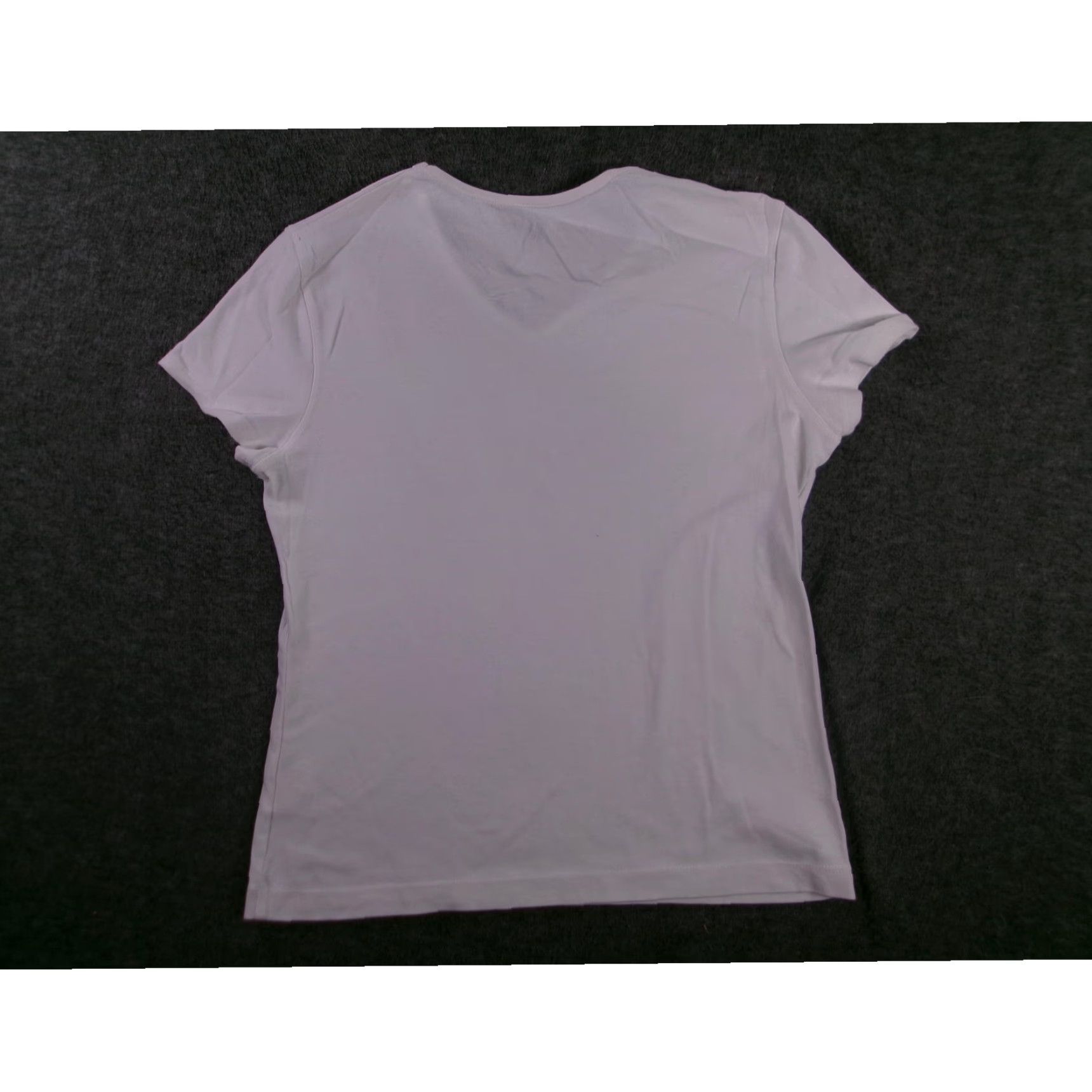 Vintage SONOMA Women White V-Neck T-Shirt Basic Shirt Short Sleeve 100% Cotton Comfortable Everyday Classic Size M / US 6-8 / IT 42-44 - 7 Thumbnail