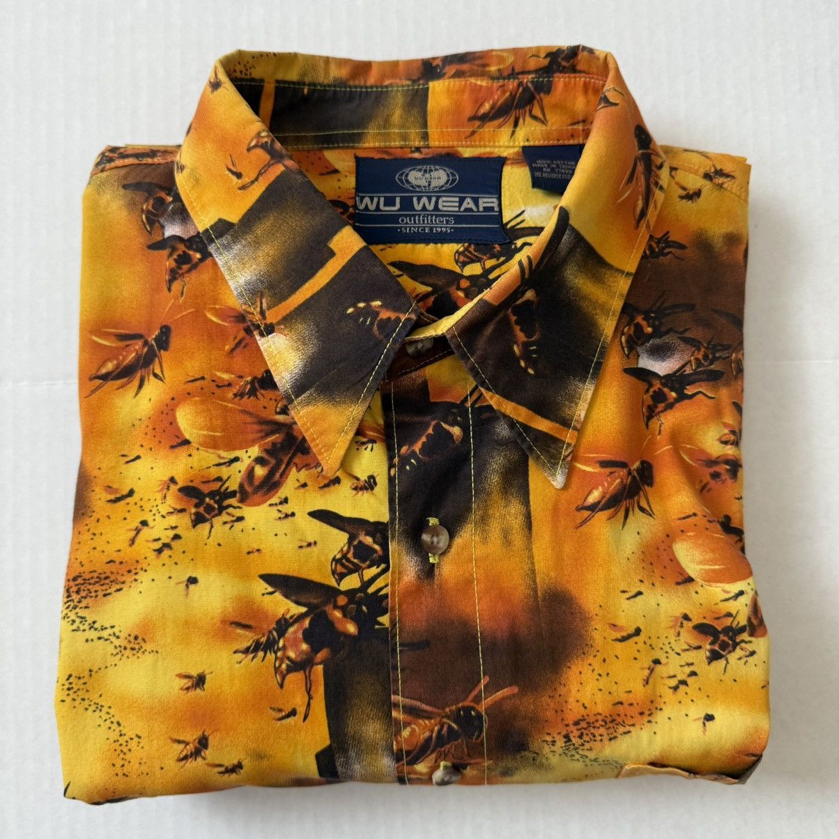 Wu-Tang Clan 🔴Wu-Wear Shirt Size 2XL Original Wu-Tang Button Up Vintage Size US XXL / EU 58 / 5 - 14 Thumbnail