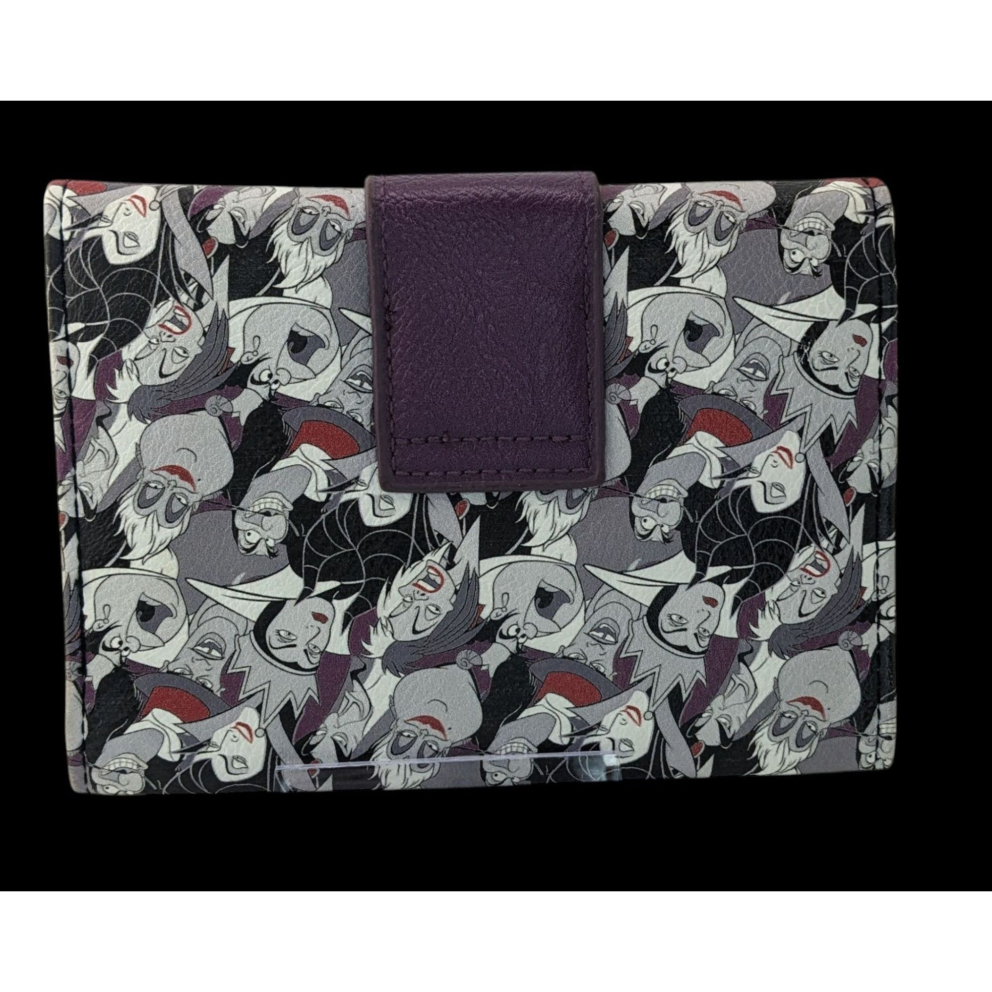 Disney Disney Loungefly Villains Wallet 5.5x4 Simulated Leather Pur Size ONE SIZE - 2 Thumbnail