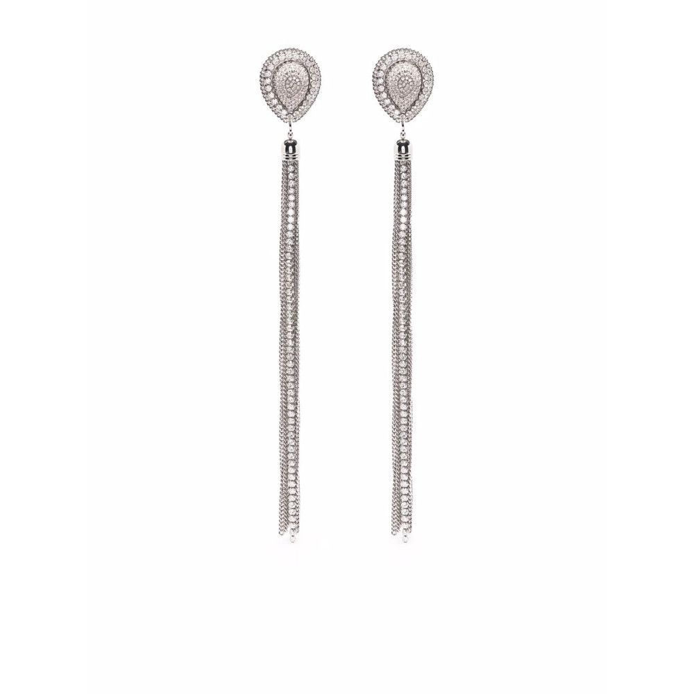 Alessandra Rich Alessandra Rich SILVER Earrings Size ONE SIZE - 1 Thumbnail