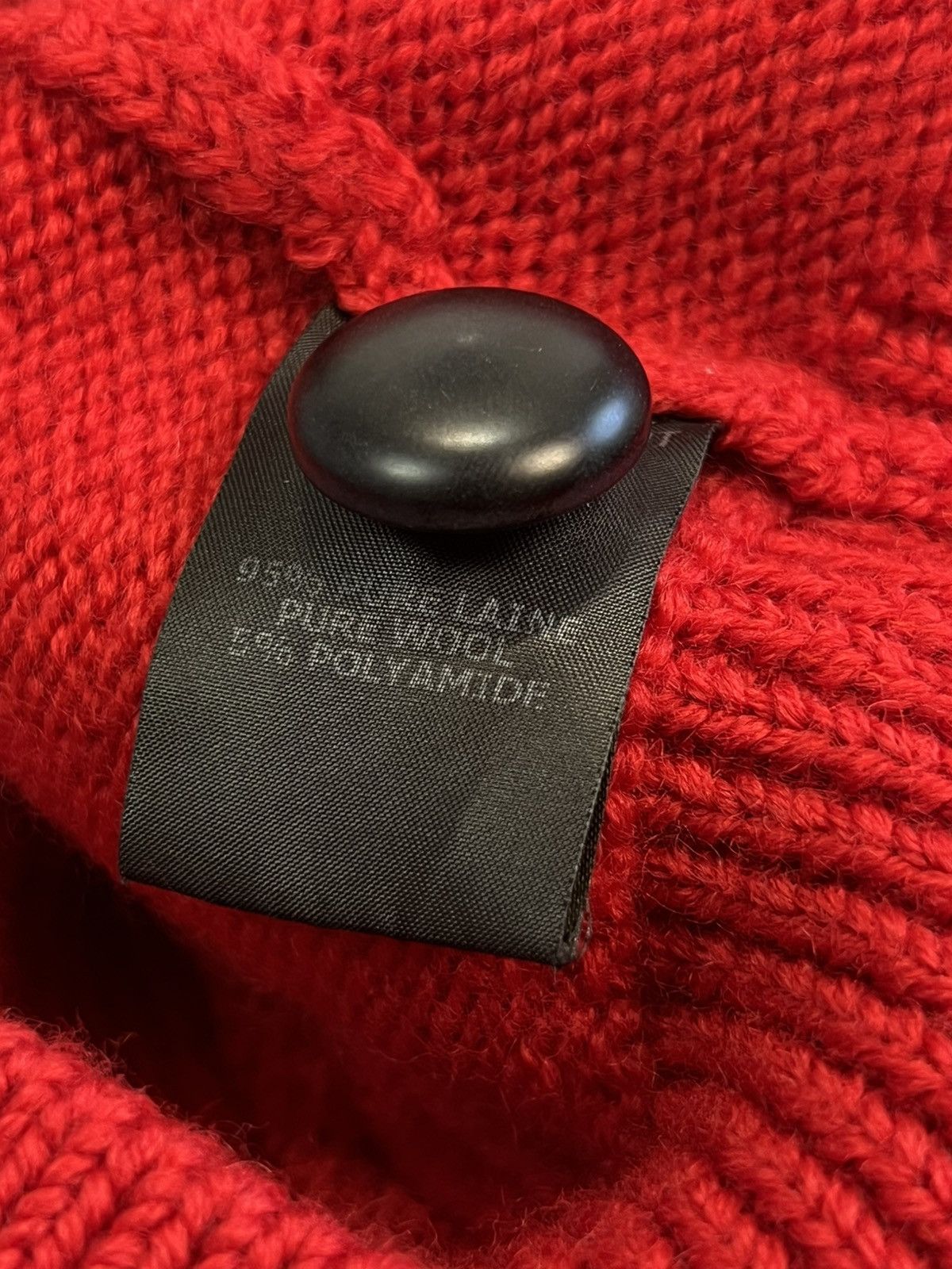Isabel Marant ISABEL MARANT Dustin Buttoned Cabled-Wool Blend Sweater RED Size S / US 4 / IT 40 - 9 Thumbnail