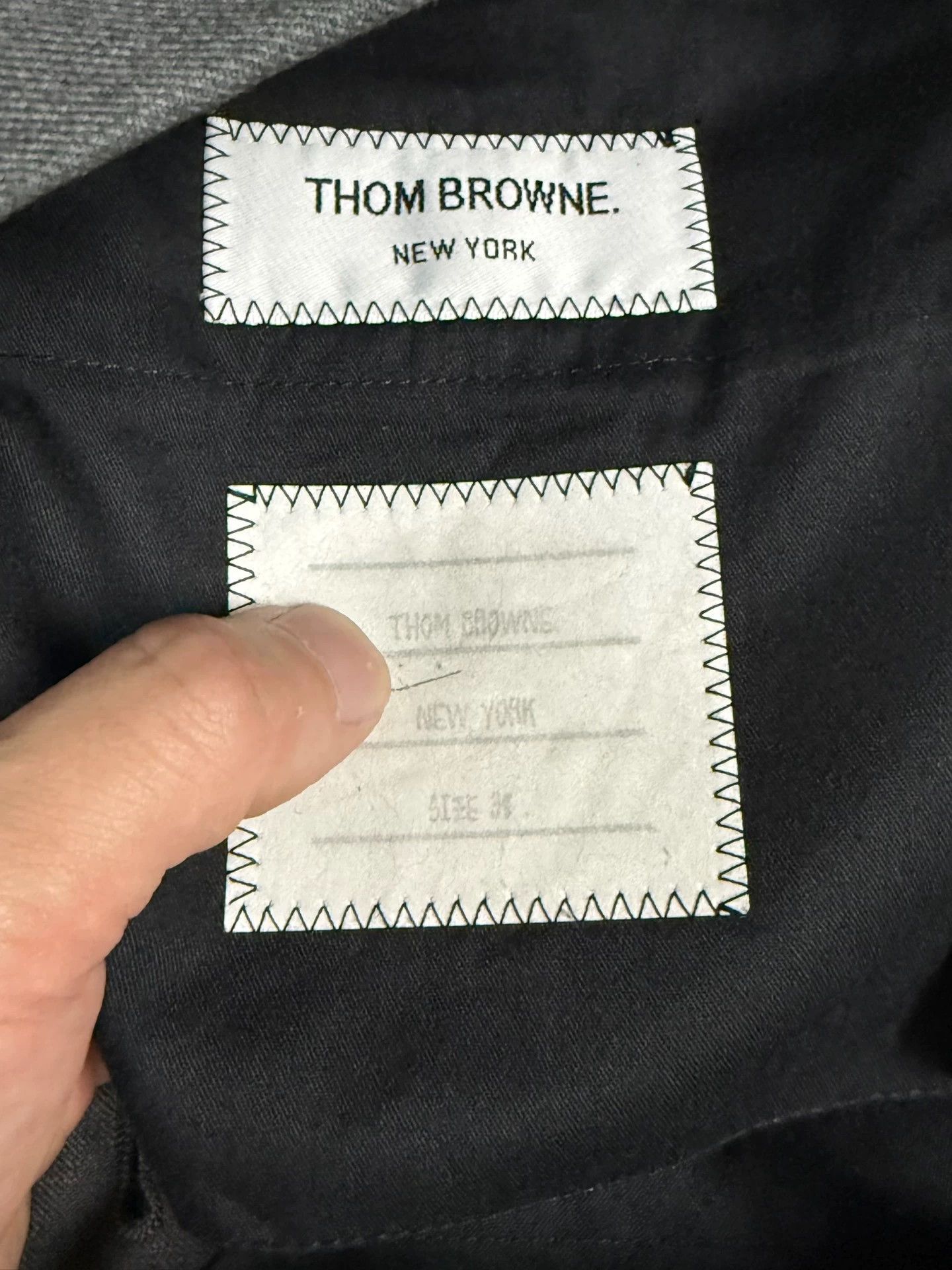 Thom Browne Thom Browne Women's Mid-Gray Wool Slim Trousers Size 38 Size 26" / US 2 / IT 38 - 4 Thumbnail