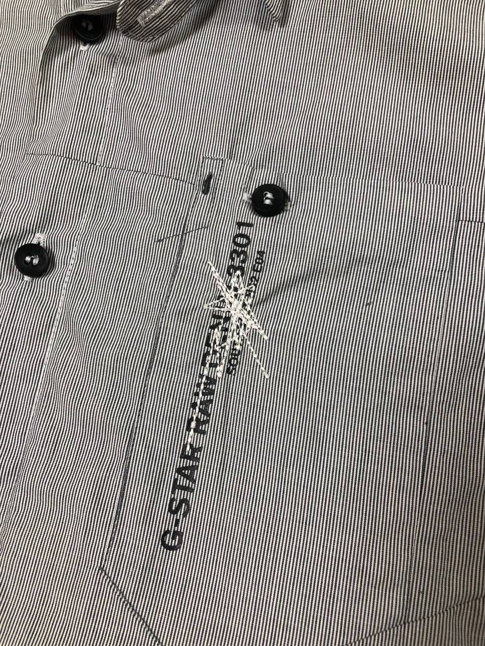 G-Star G Star Raw y2k avangard printed shirt slim Size US L / EU 52-54 / 3 - 7 Thumbnail