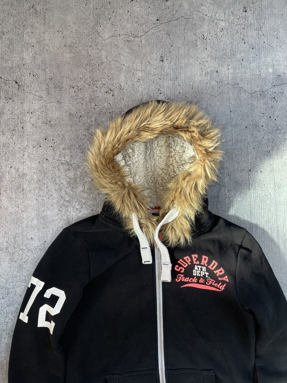 Superdry × Vintage Y2K Superdry FUR IfSixWasNine style Alaska Hoodie Size M / US 6-8 / IT 42-44 - 4 Thumbnail