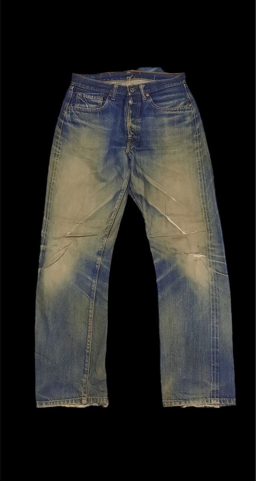 Image of Orslow x Sugar Cane Fire Vintage Sugar Cane Reproduction 1966 Made In Usa in Blue, Men's (Size 31)