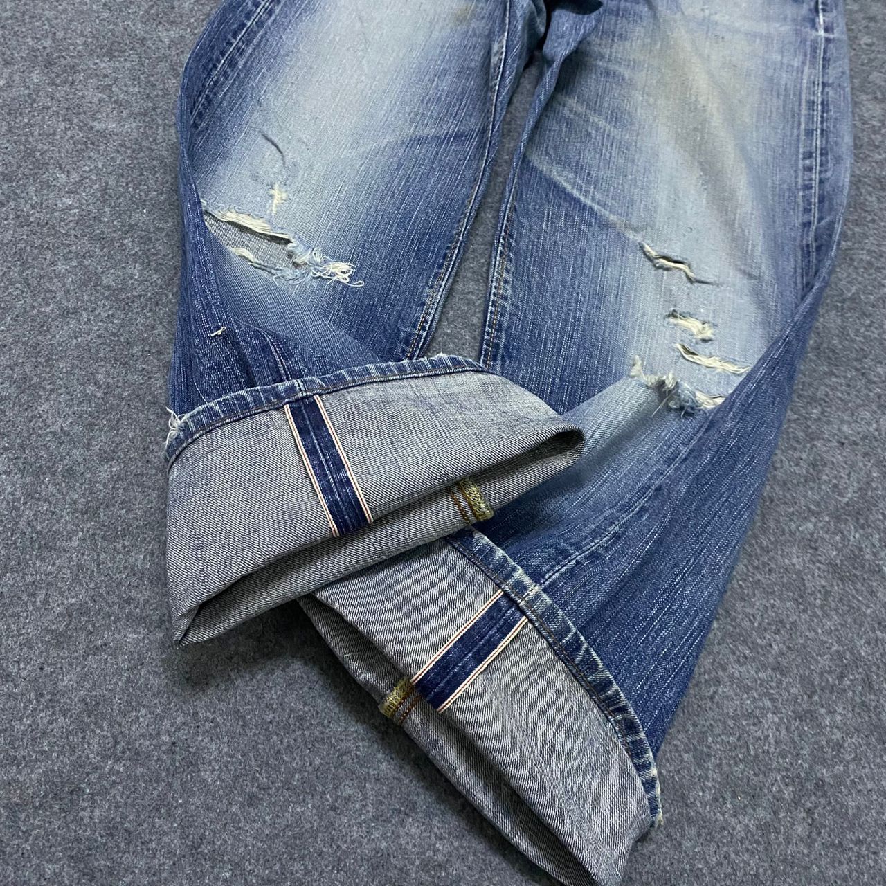 If Six Was Nine 💥Best Offer💥 Edwin 505z Selvegde Redline Distressed Denim Size US 30 / EU 46 - 7 Thumbnail