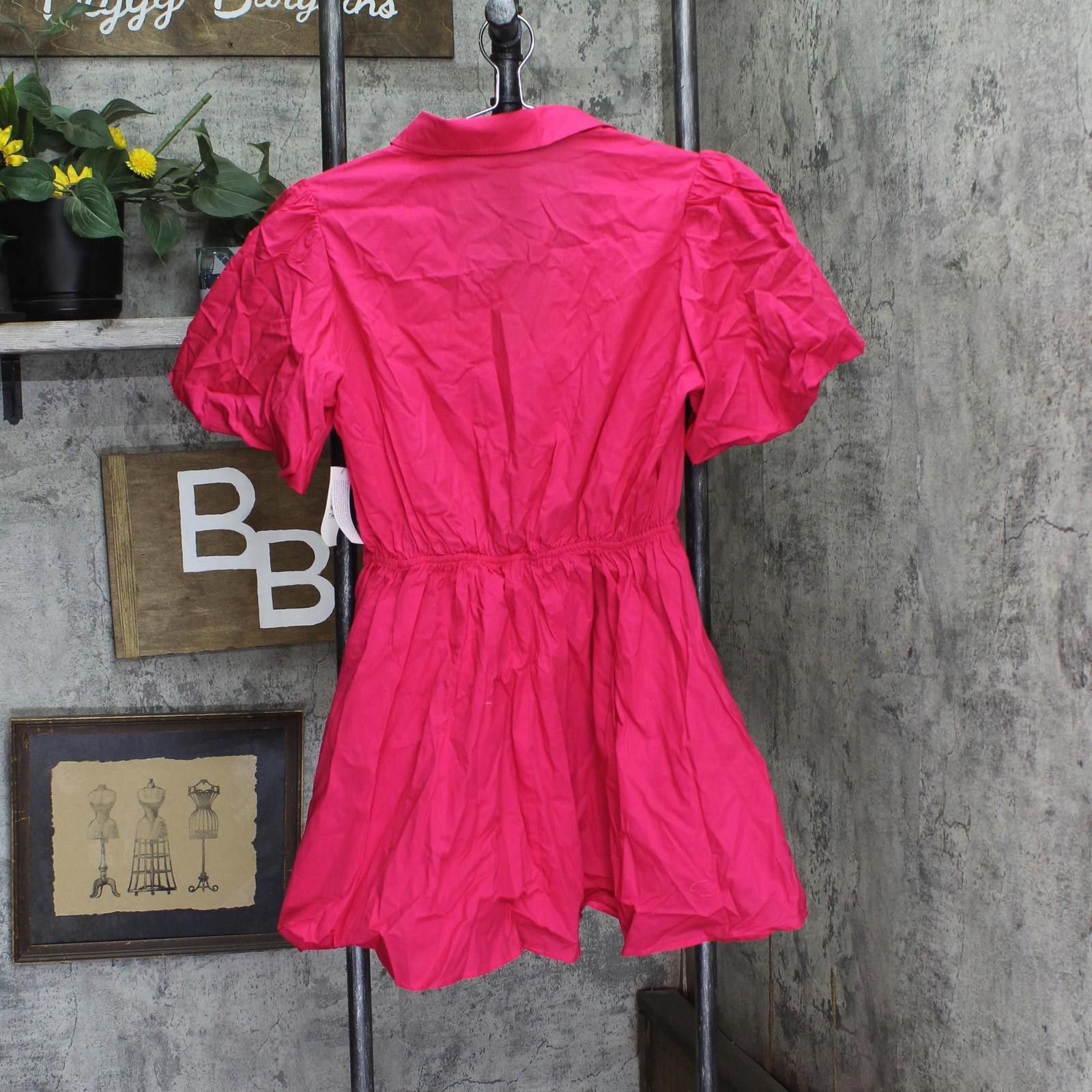 Other Nwt And Now This Flare Puff Sleeve Dress Pomegranate Red M Size M / US 6-8 / IT 42-44 - 2 Thumbnail