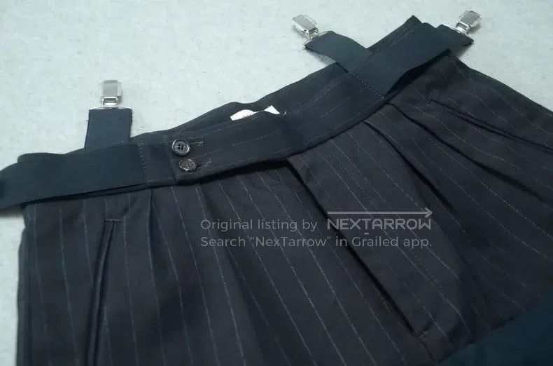 Raf Simons Raf Simons Stitching wool casual pants suit pants shorts Size US 30 / EU 46 - 2 Thumbnail