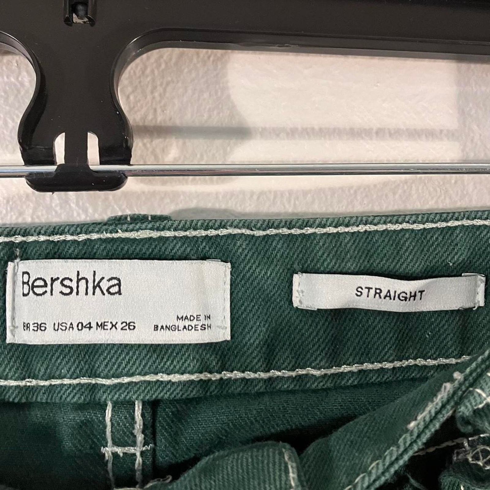 Bershka Bershka Forest Green Carpenter Workwear Pants Size 27" / US 4 / IT 40 - 3 Thumbnail
