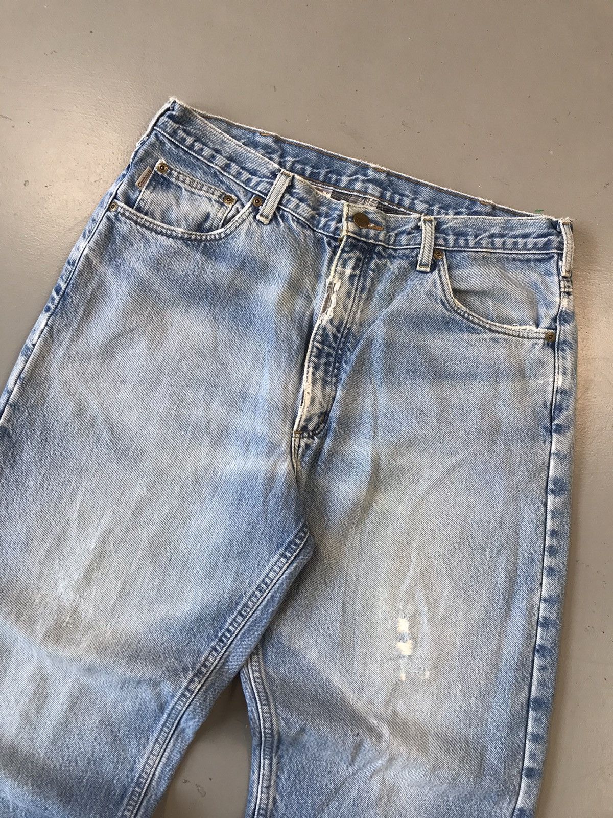 Carhartt × Vintage Vintage Carhartt b172 bst flannel line denim Size US 36 / EU 52 - 4 Thumbnail