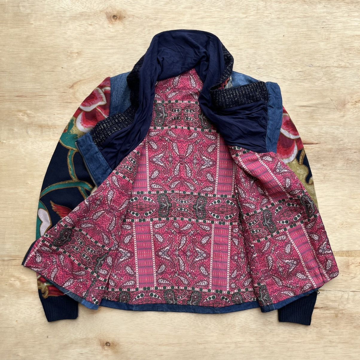 Japanese Brand DESIGUAL JAPANESE BRAND DENIM MIX KNIT LIKE IF SIX WAS NINE Size M / US 6-8 / IT 42-44 - 3 Thumbnail