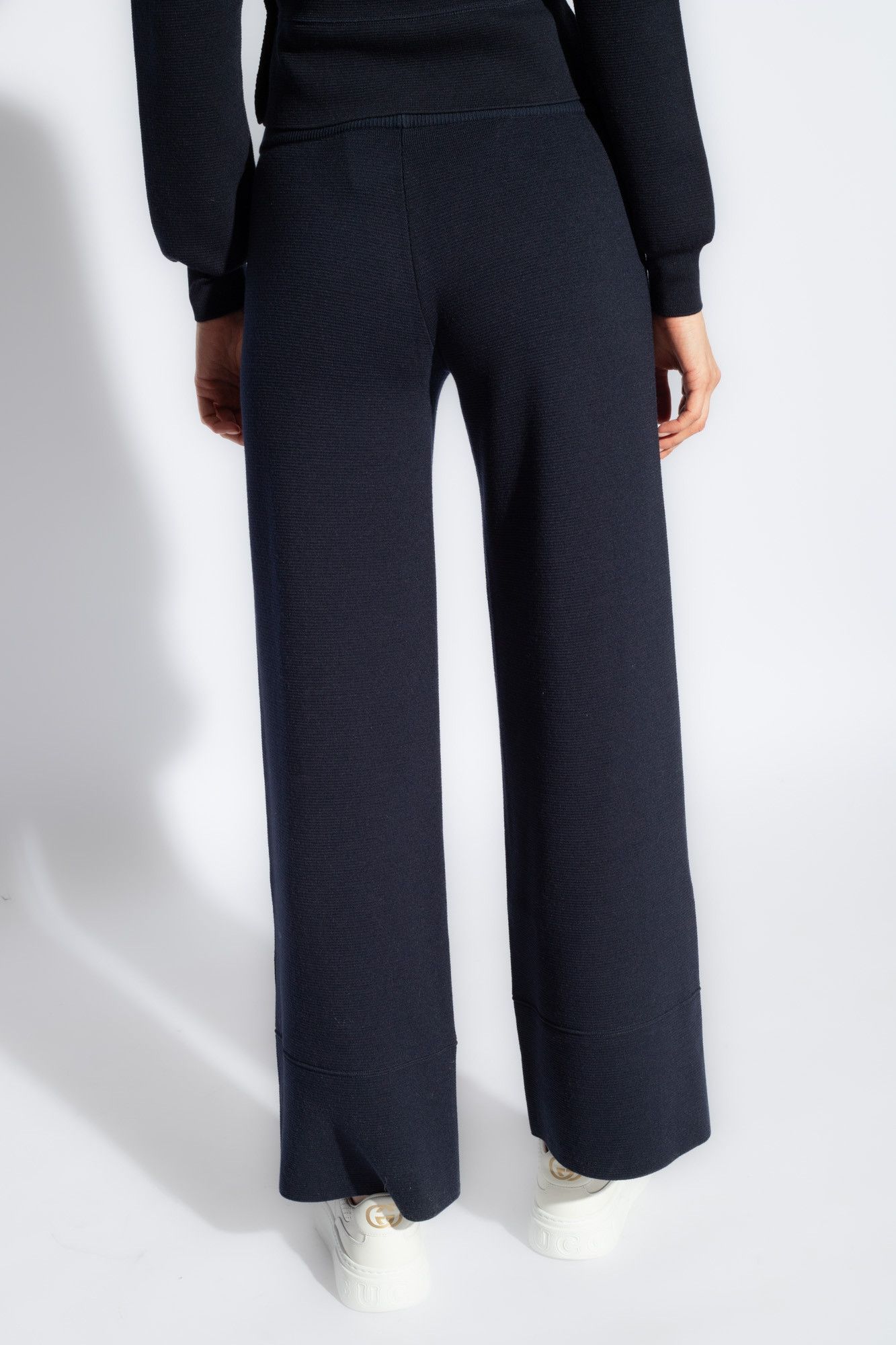 Gucci o1la5ras0526 Wool Pants in Navy/White Size 34" / US 12 / IT 48 - 4 Thumbnail