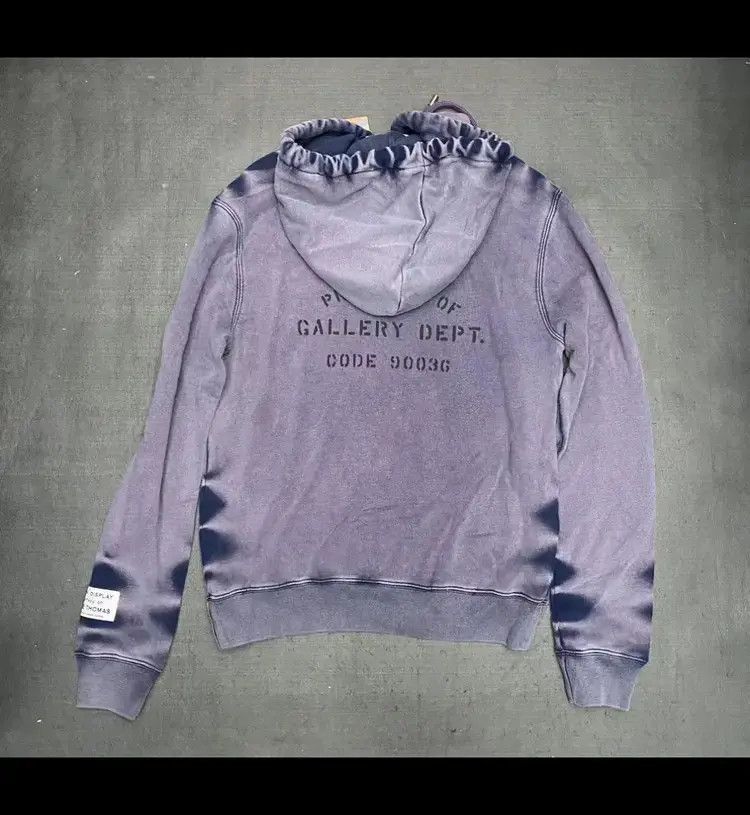 Lanvin Lanvin x Gallery Dept Distressed Splash Hoodie-2507 Size US S / EU 44-46 / 1 - 3 Thumbnail