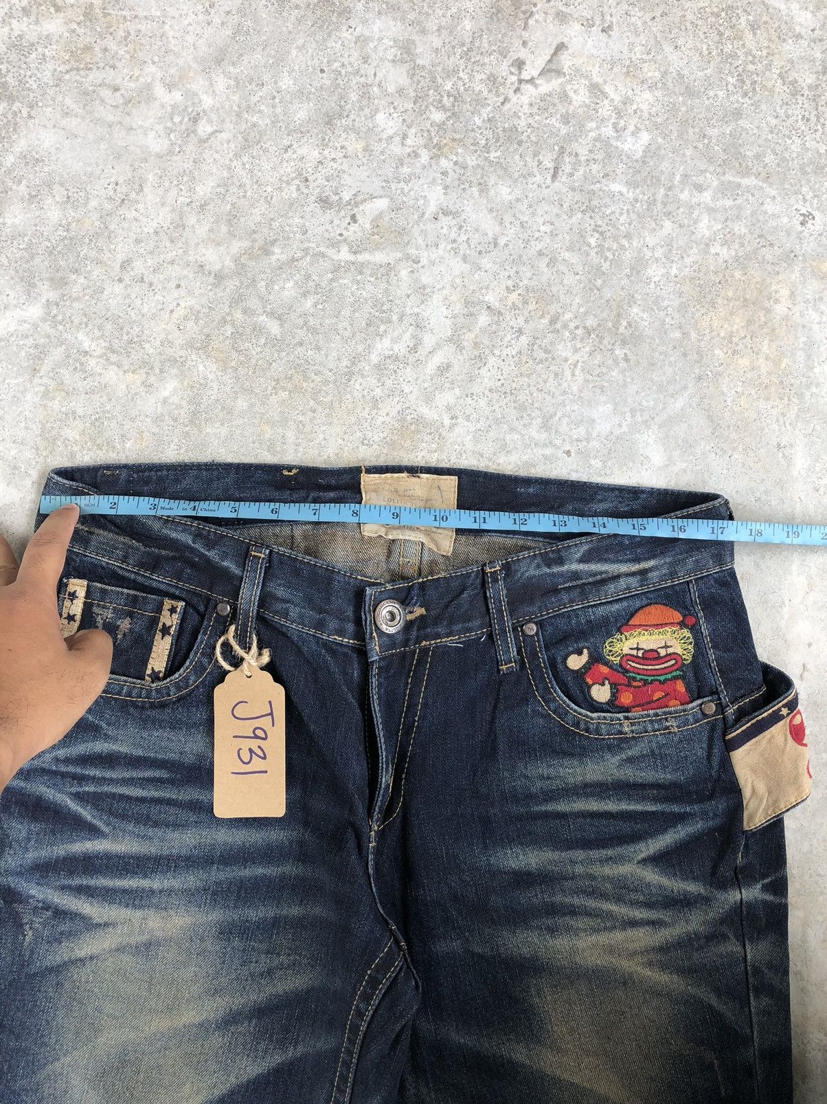 Japanese Brand Yoshitomo Nara Lolita Circus Flared Jeans Distressed Jeans Size US 34 / EU 50 - 18 Thumbnail