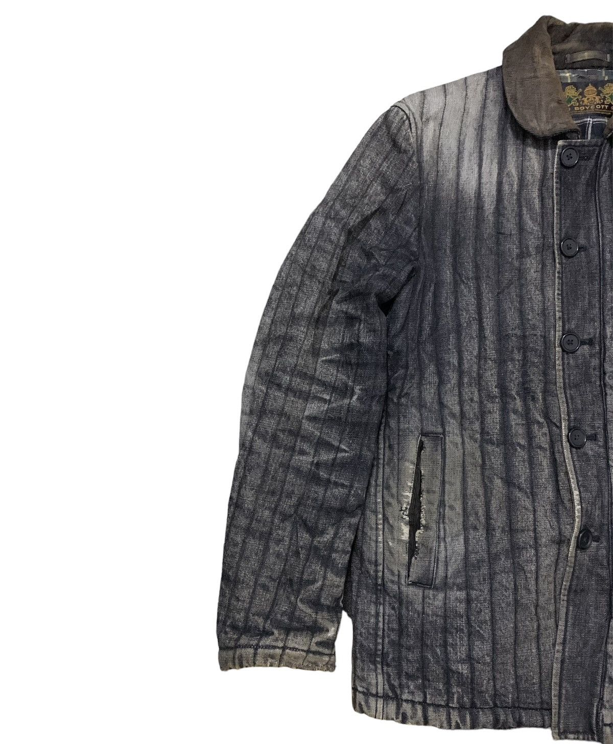 Boycott × Vintage Vintage Boycott Disstress Denim Jacket (A) Size US M / EU 48-50 / 2 - 2 Thumbnail