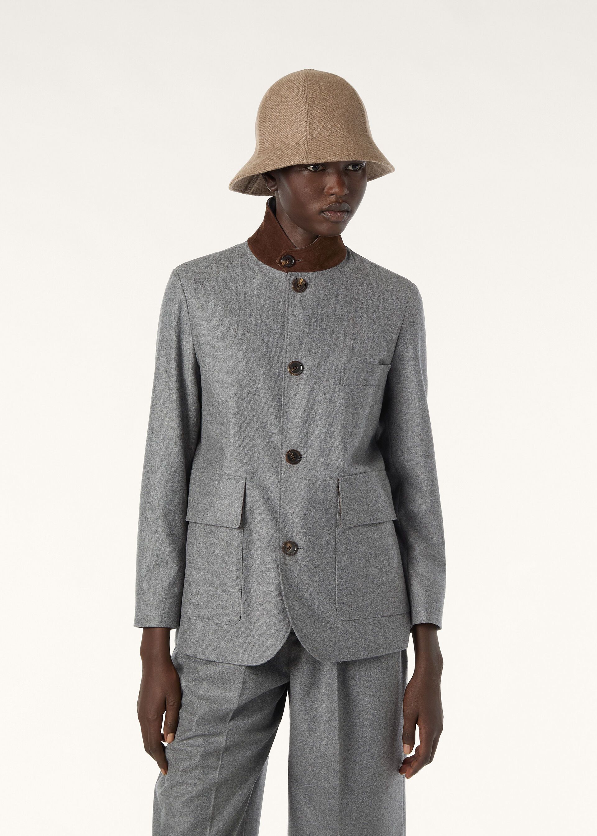 Loro Piana os11x0426 FAQ0518 Roadster Mini Jacket in Moonstruck Wind Size L / US 10 / IT 46 - 5 Thumbnail