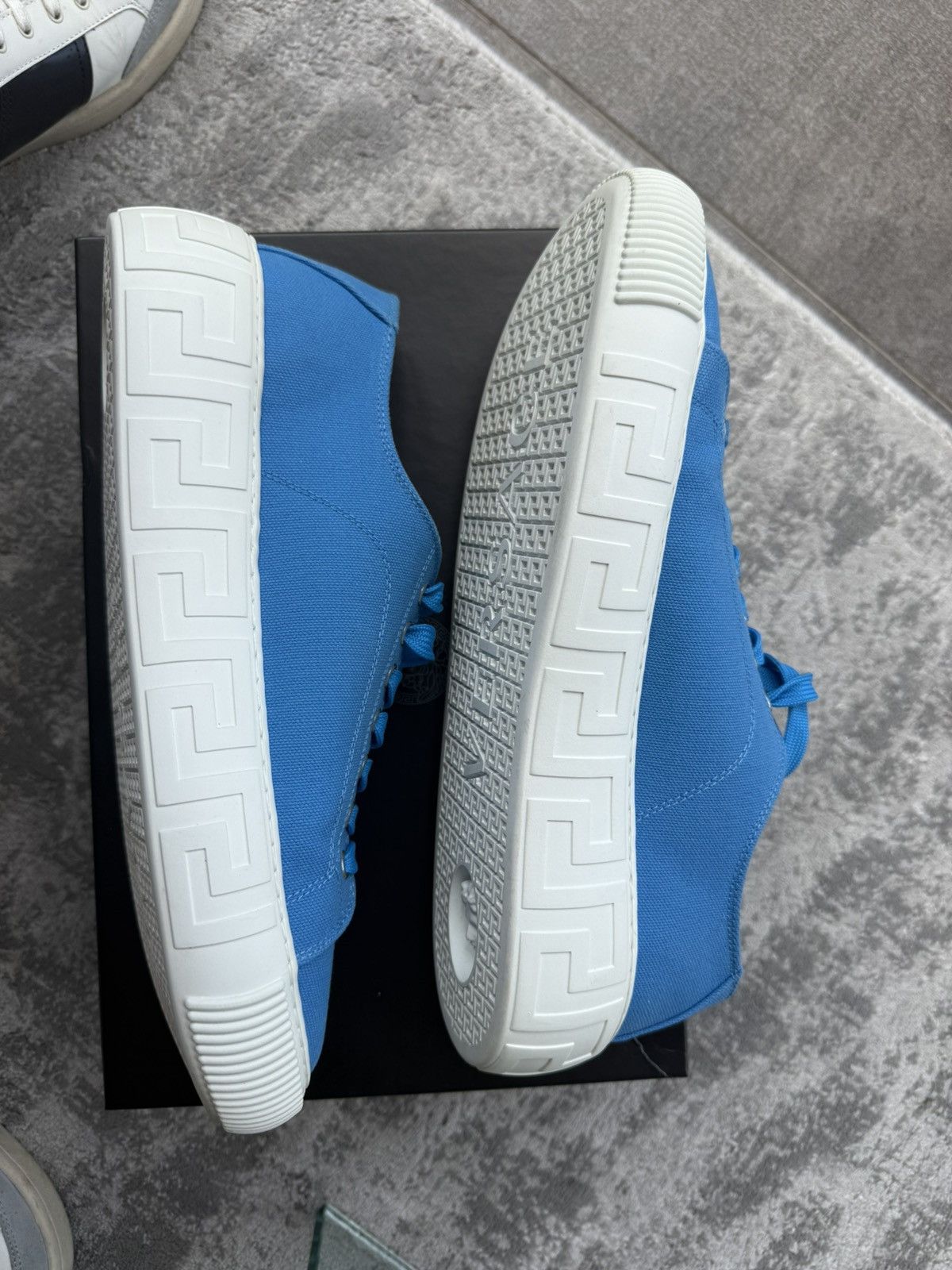 Versace VERSACE SneakerCanvas Blue-Palladio Size US 10 / EU 43 - 3 Thumbnail