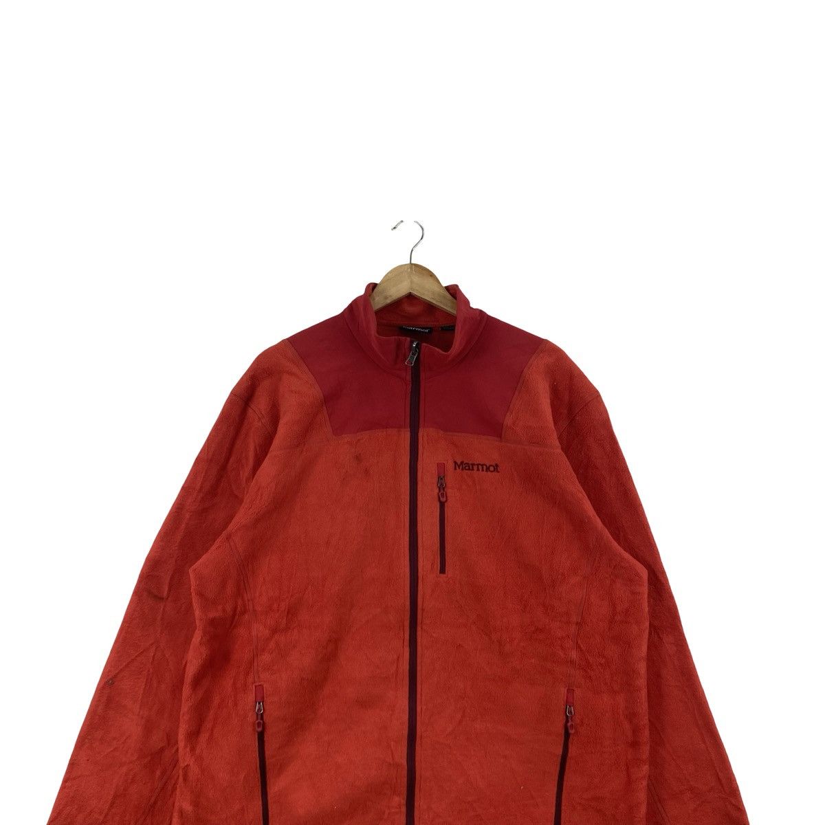 Marmot Vintage MARMOT TWO TONE Fleece Jacket Zip Up Outdoor Size US XXL / EU 58 / 5 - 2 Thumbnail